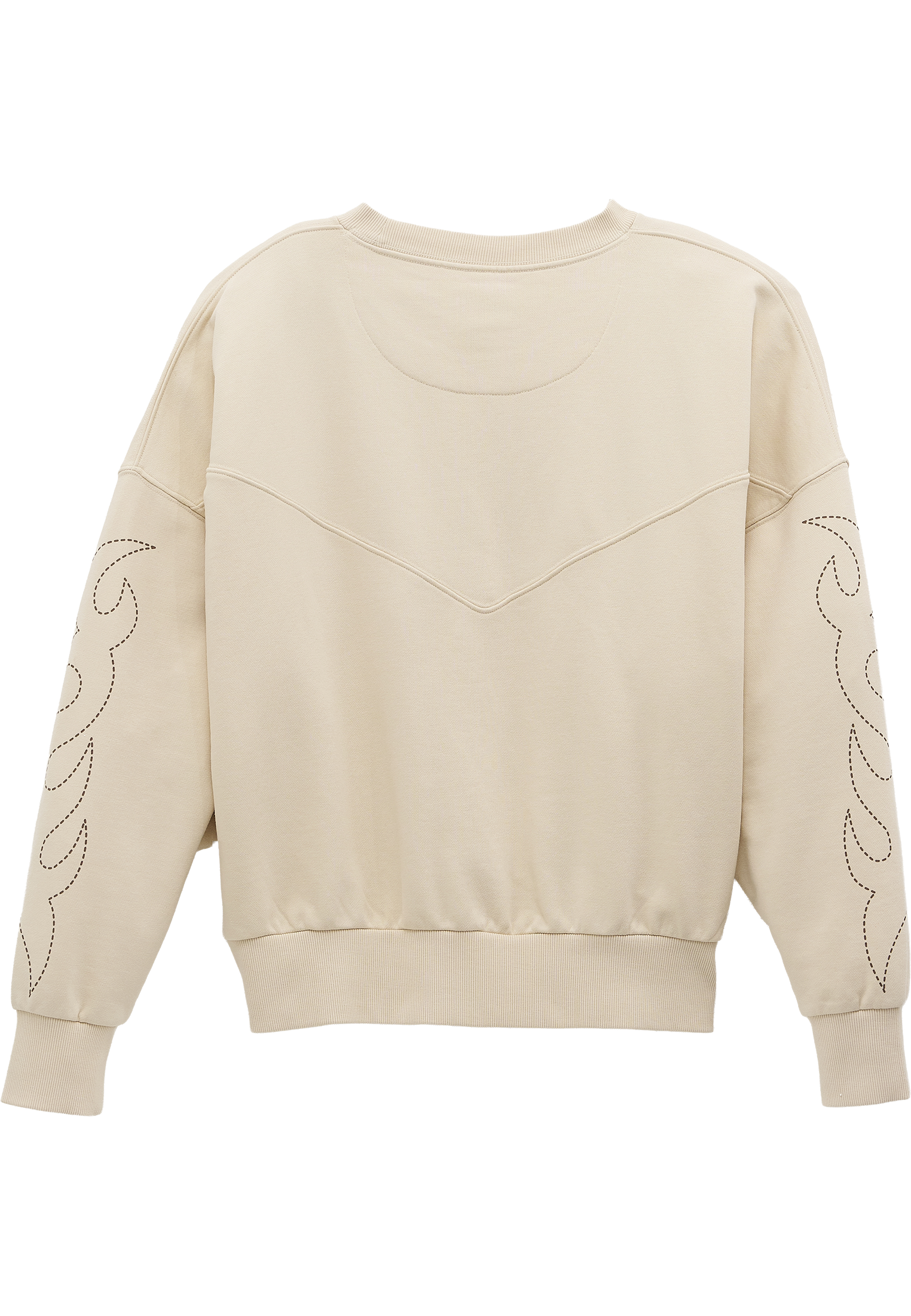Cowboy Sweatshirt in Cream Sweatshirts Wrangler