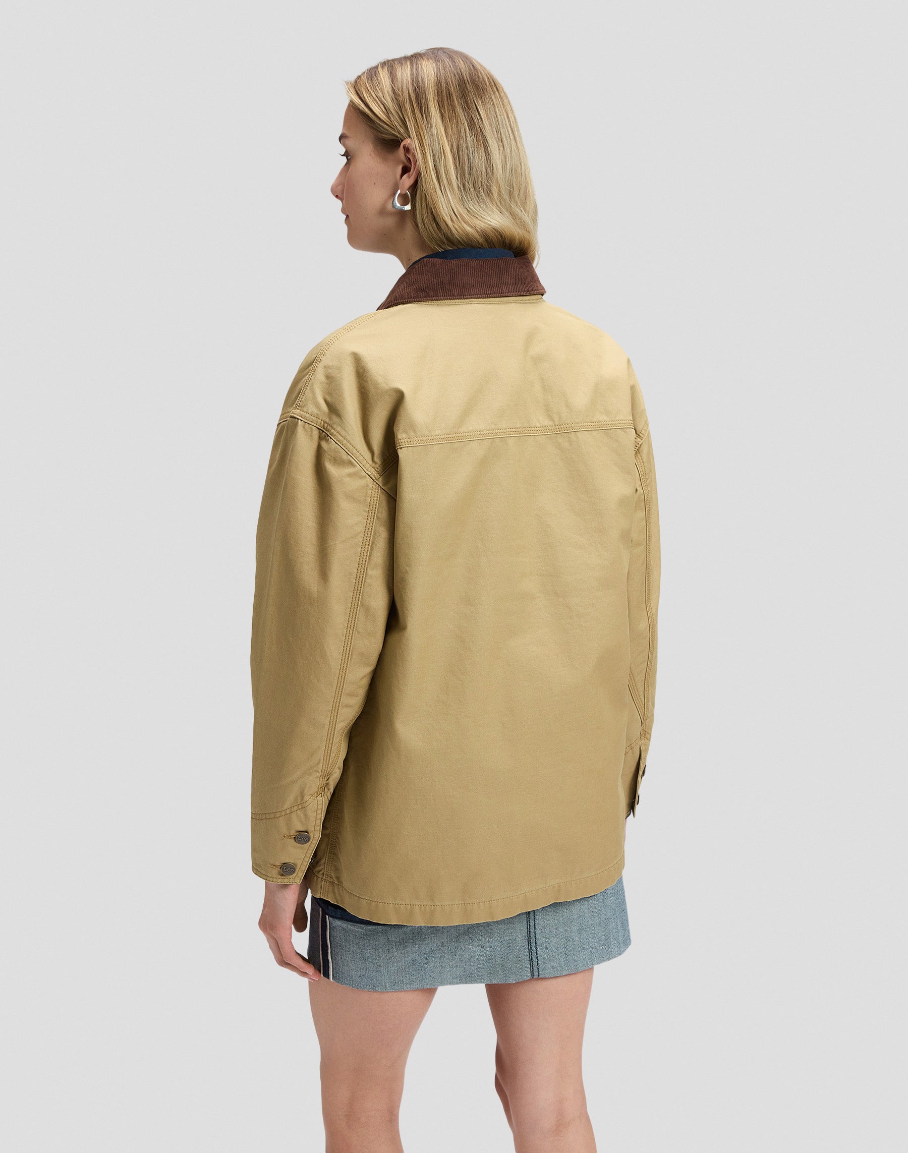 Jacke Chore Field in Khaki Jacken Lee