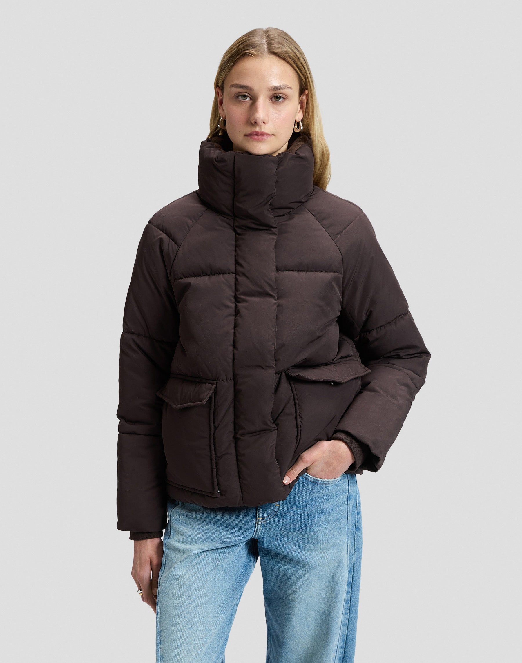 Winterjacke Regular Puffer in Chocolate Torte Jacken Lee