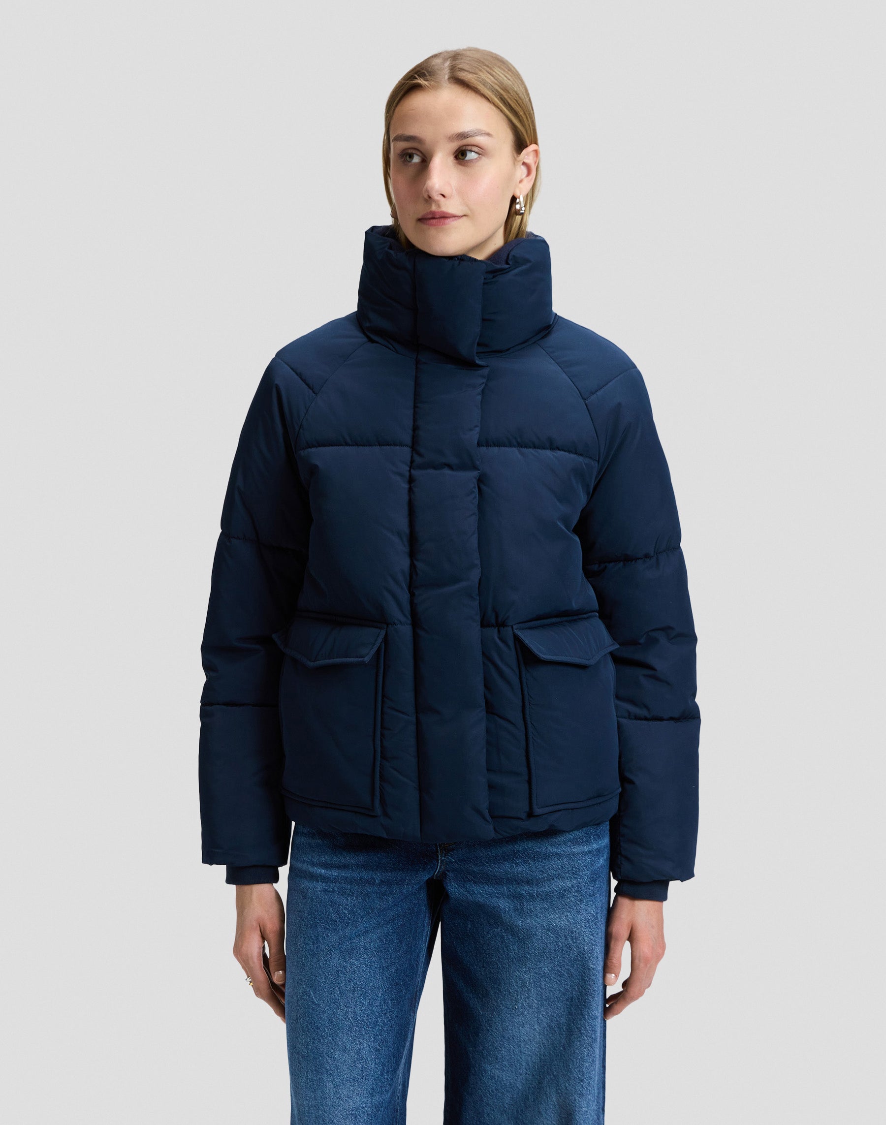 Winterjacke Regular Puffer in Rivet Navy Jacken Lee