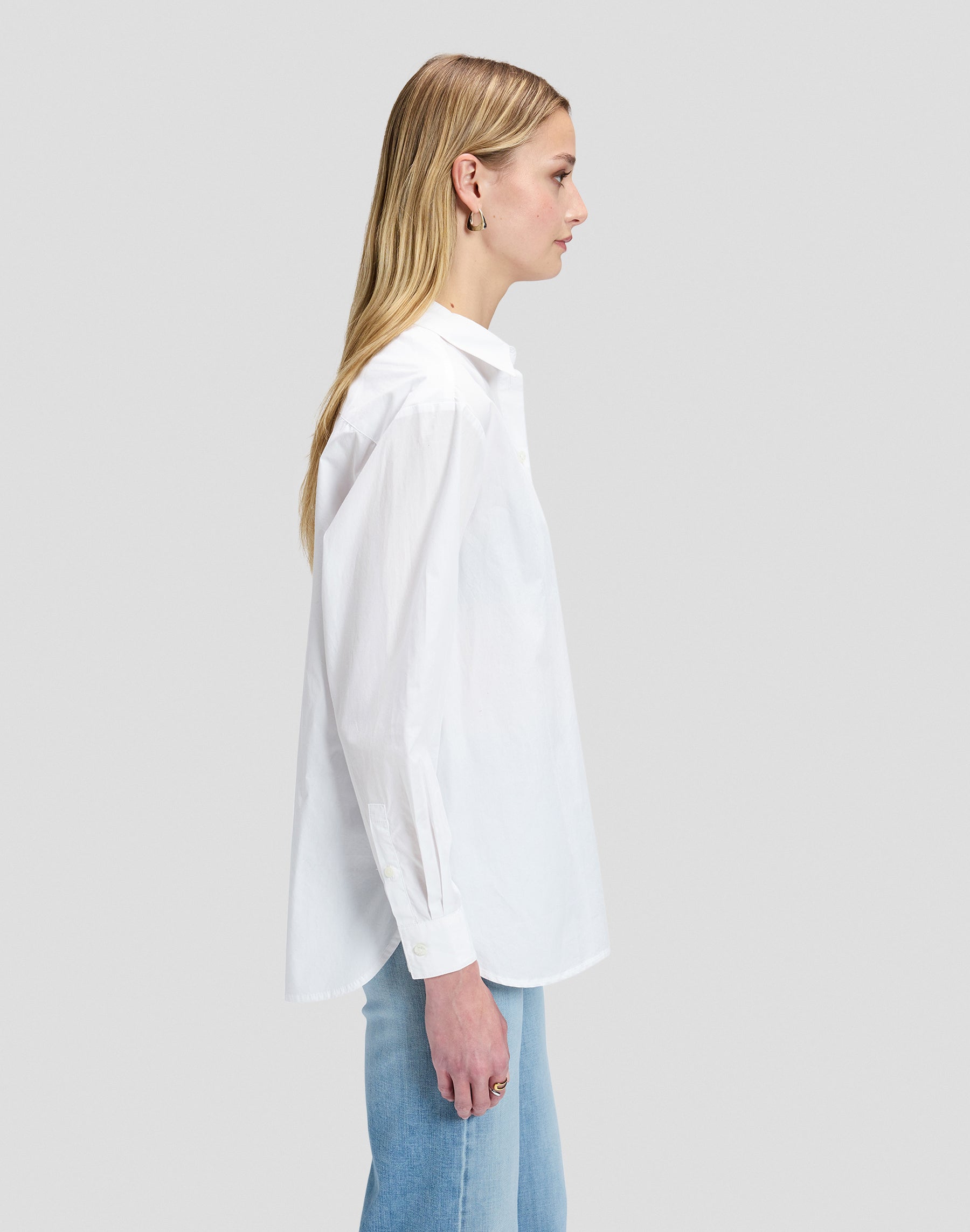 Hemd Boyfriends Pocket in Bright White Hemden Lee