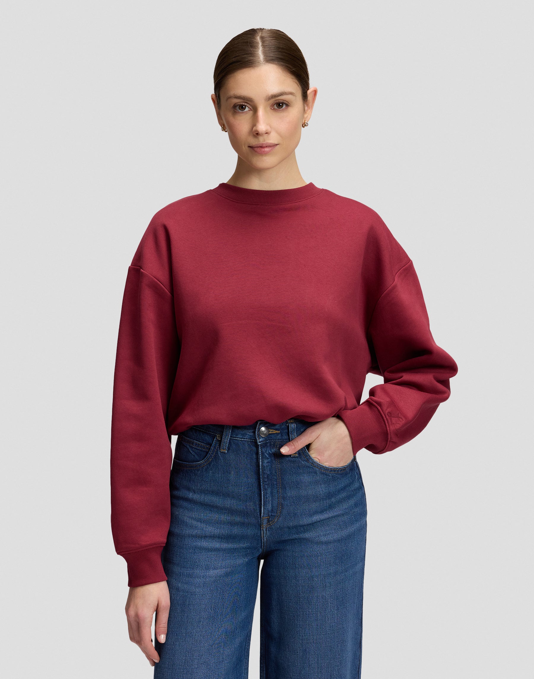 Sweatshirt Core in Tibetan Red Sweatshirts Lee