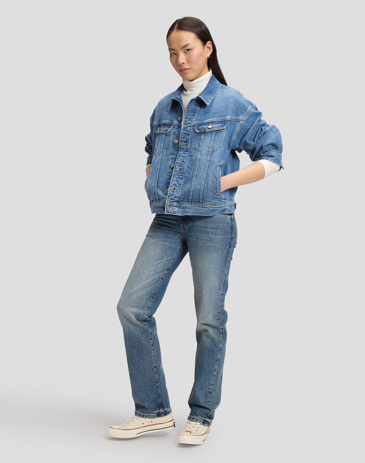 Jeansjacke Relaxed Rider in Gleam Of Light Jacken Lee