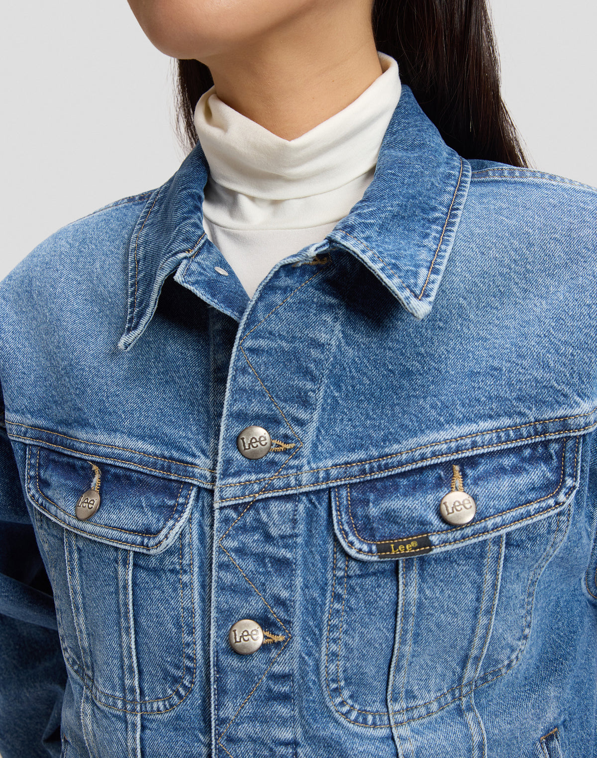 Jeansjacke Relaxed Rider in Gleam Of Light Jacken Lee