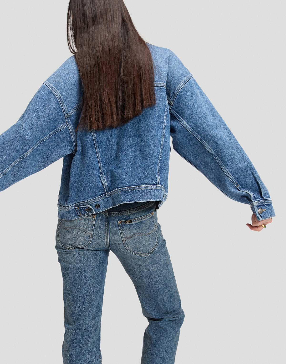 Jeansjacke Relaxed Rider in Gleam Of Light Jacken Lee