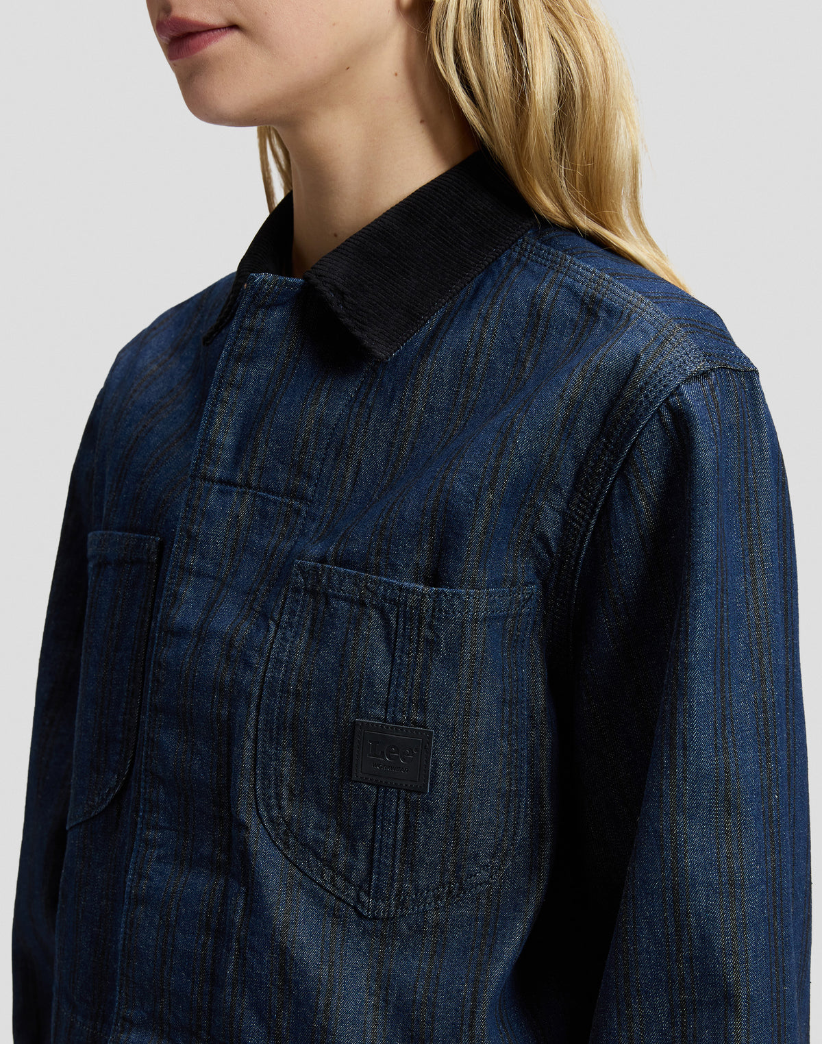 Jeansjacke Cropped Chore in Hickory Rinse Jacken Lee