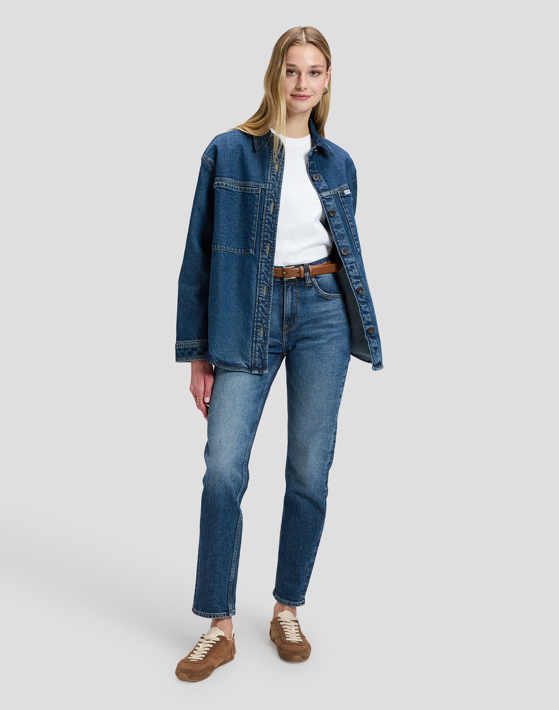 Jeans Carol in Dark Cobalt Jeans Lee