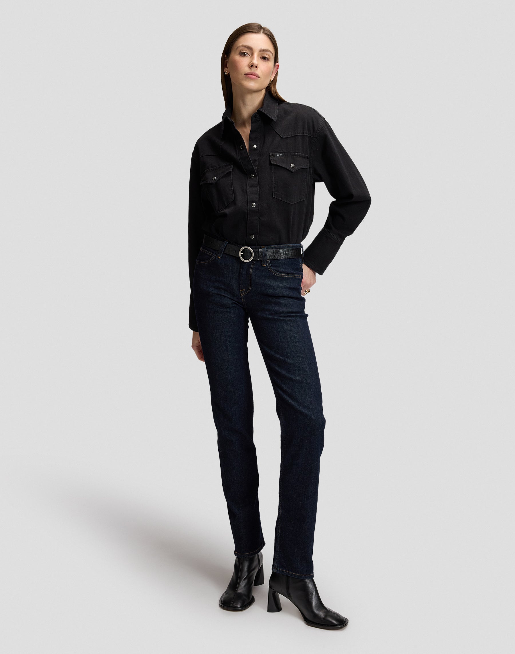 Jeans Marion in Deepest Space Jeans Lee