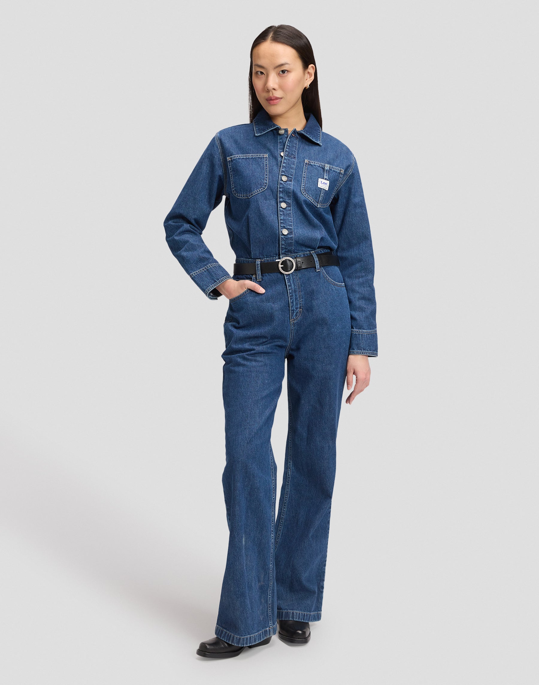 Jumpsuit Chore in Lavish Dark Overall Lee