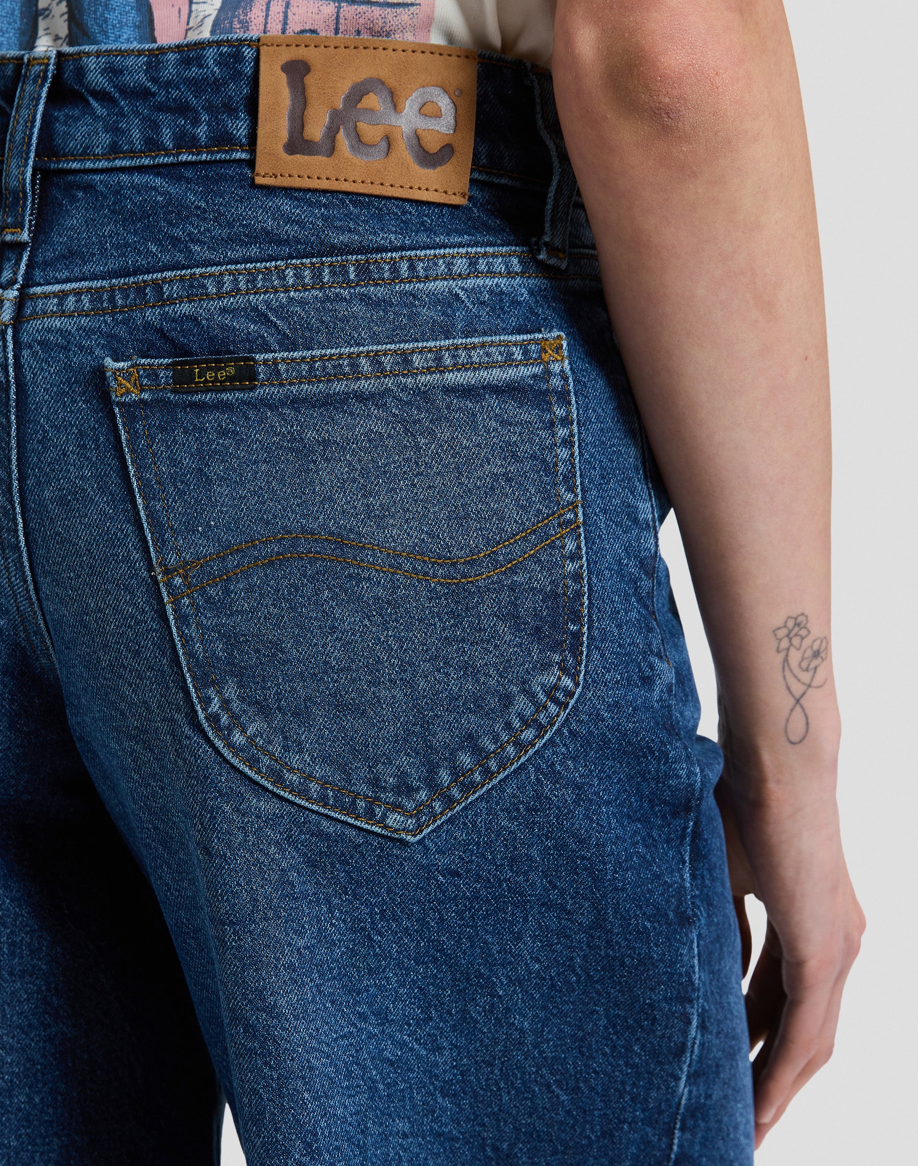 Jeans Hope in Flash Blue Jeans Lee
