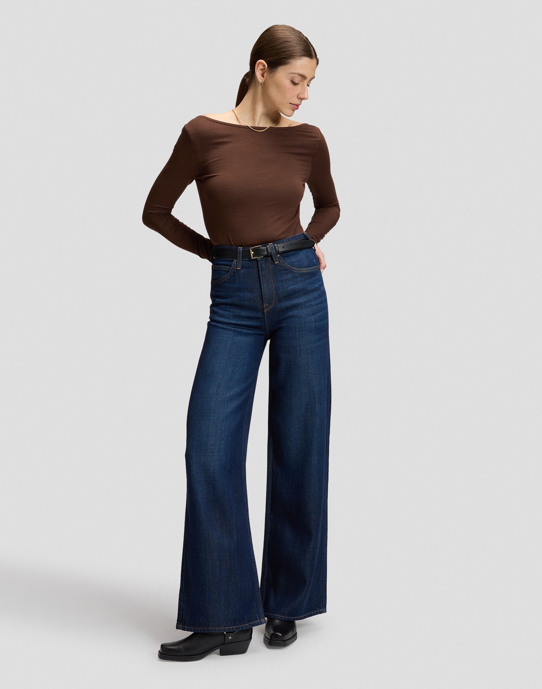 Jeans Stella in Dark Navy Jeans Lee