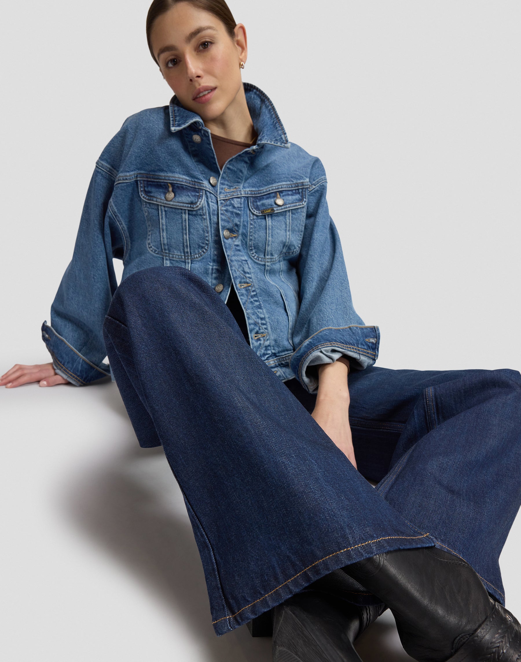 Jeans Stella in Dark Navy Jeans Lee