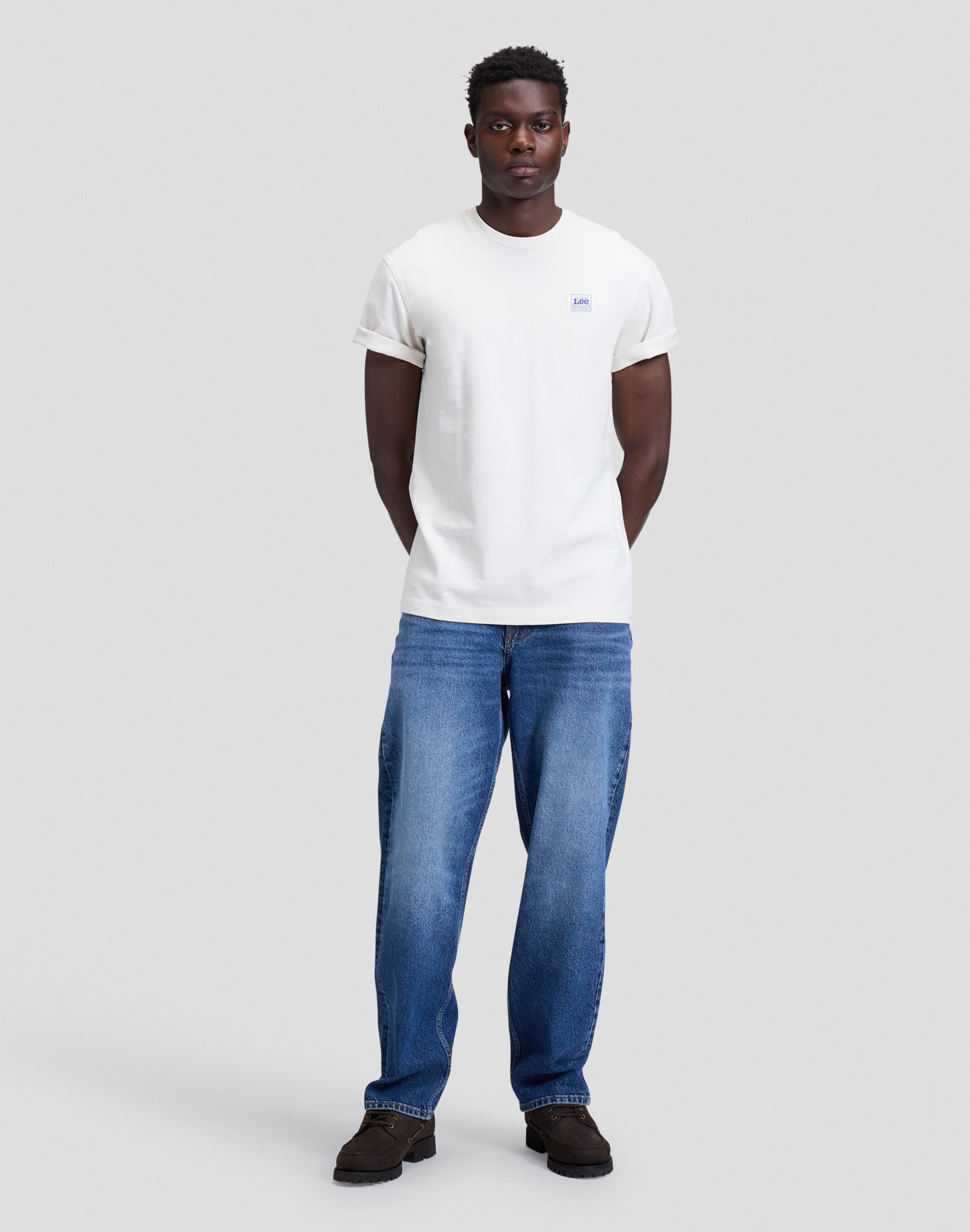 T-Shirt Workwear in Ecru T-Shirts Lee