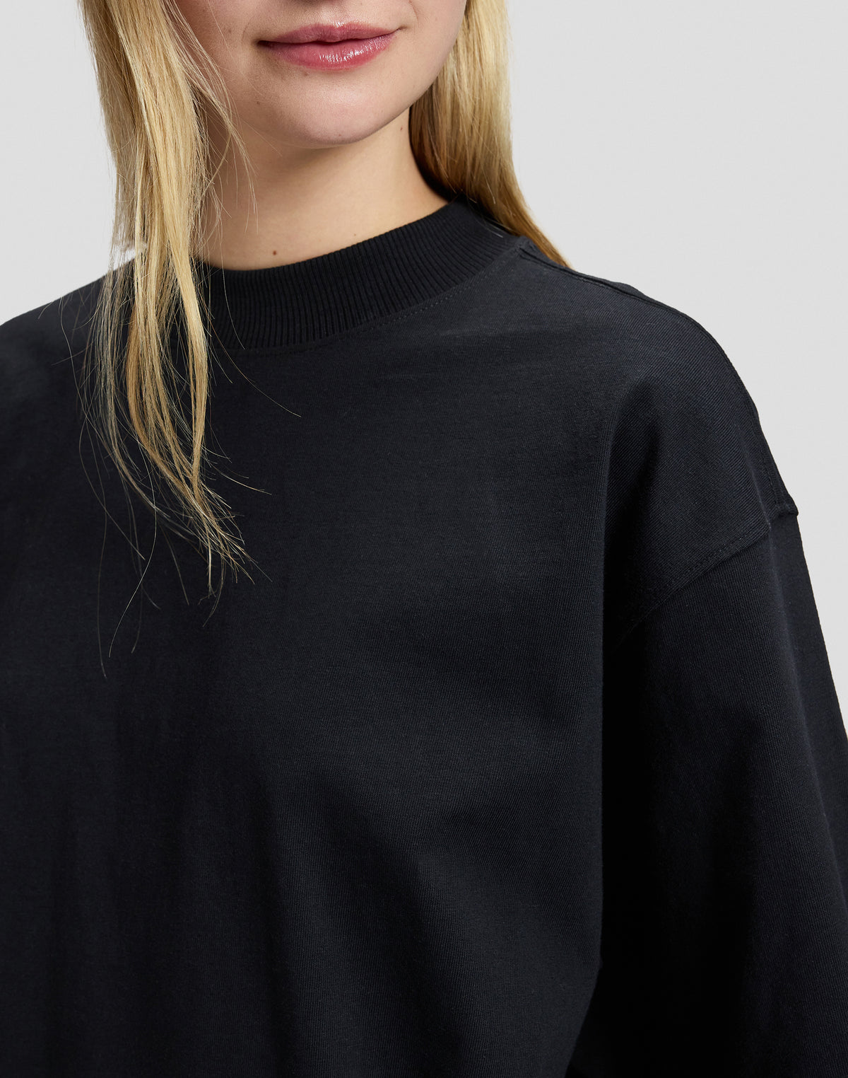 T-Shirt Elongated Boxy in Black T-Shirts Lee