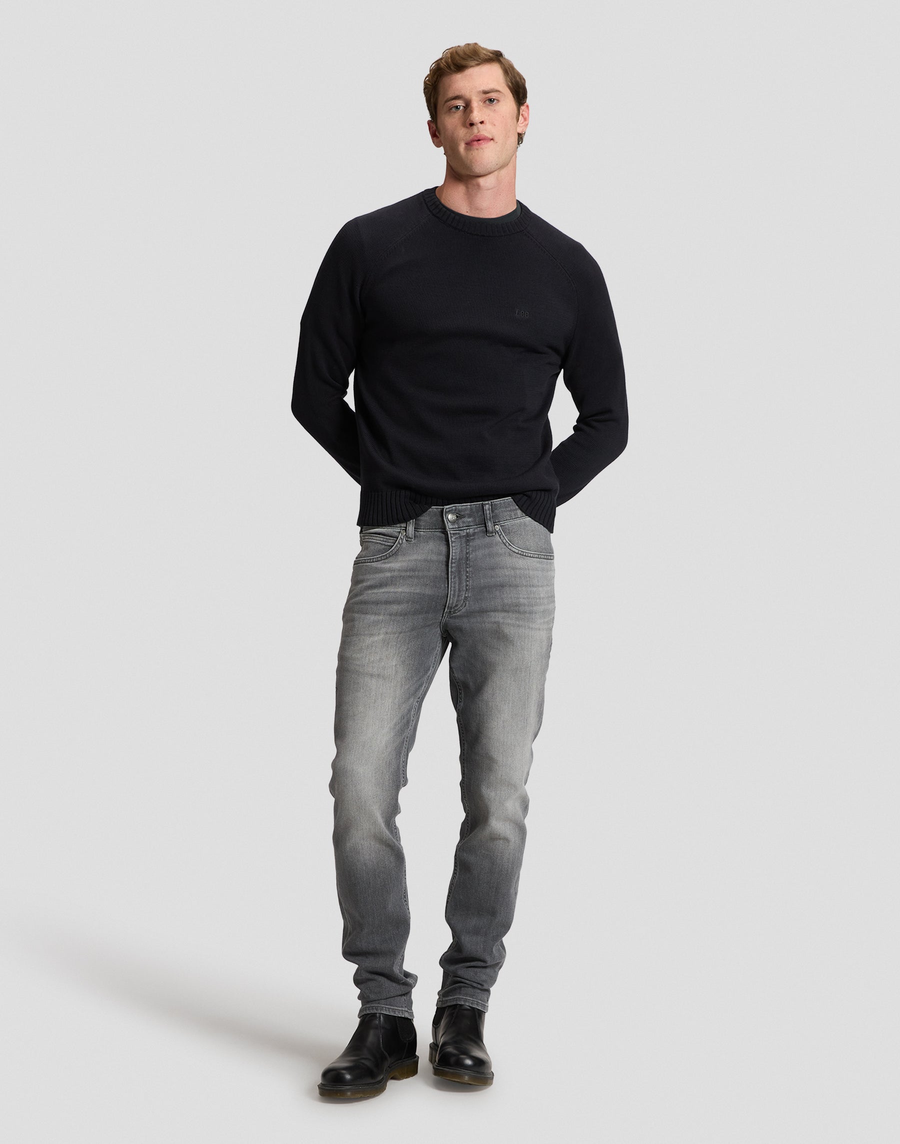 Pullover Raglan in Black Pullover Lee