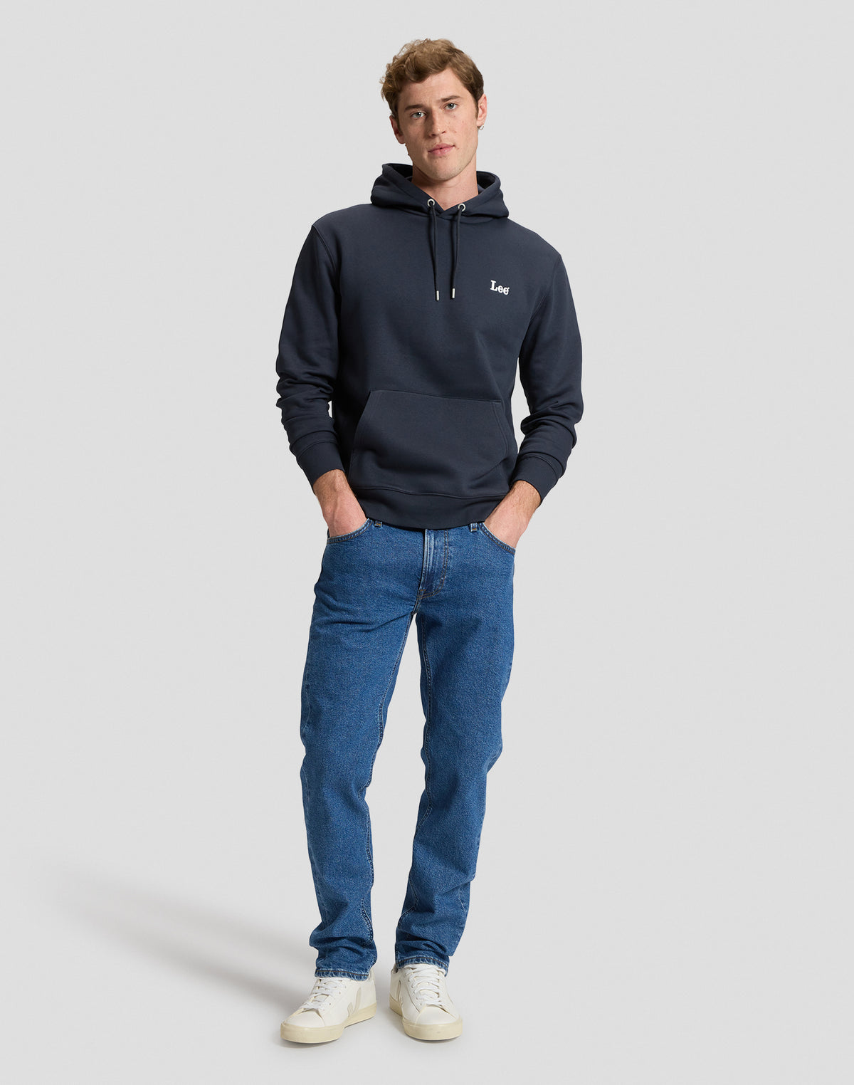 Kapuzenpullover Essential Lee in Rebel Navy Kapuzenpullover Lee