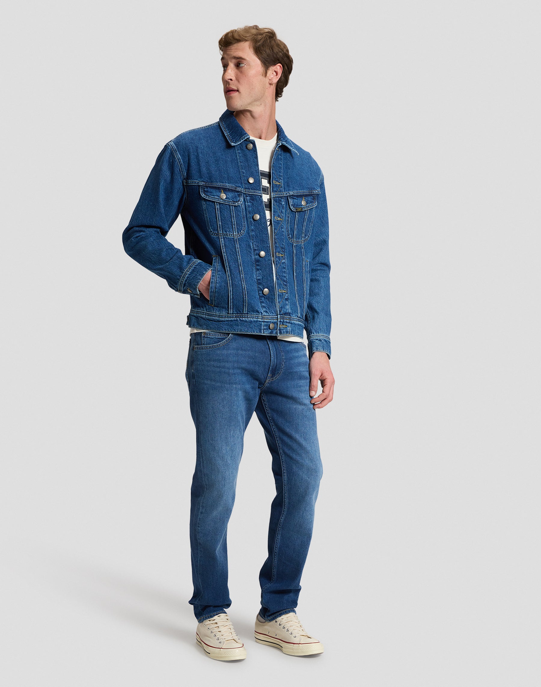 Jeansjacke Relaxed Rider in Northern Sky Jacken Lee