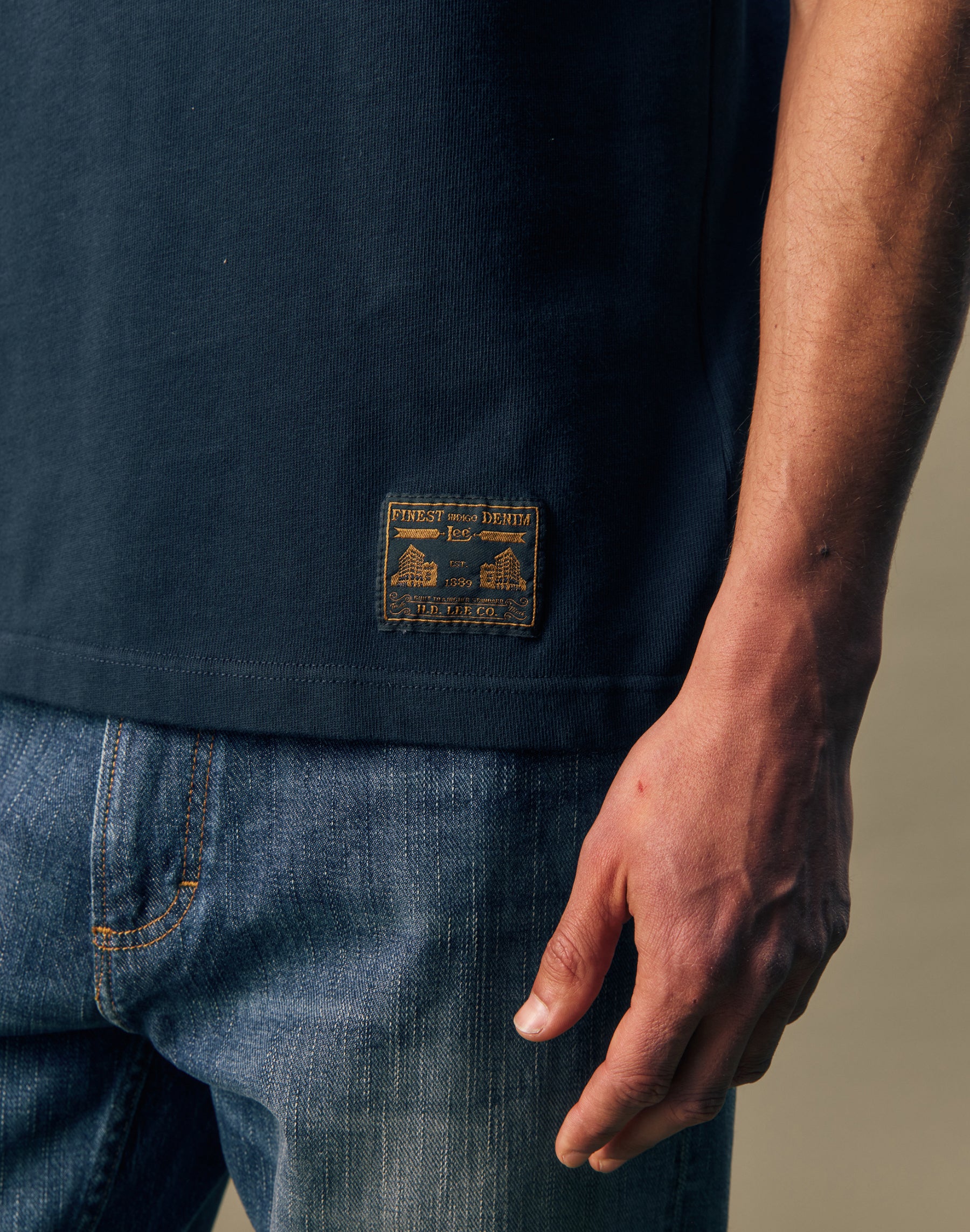 T-shirt Tee in Rebel Navy T-Shirts Lee