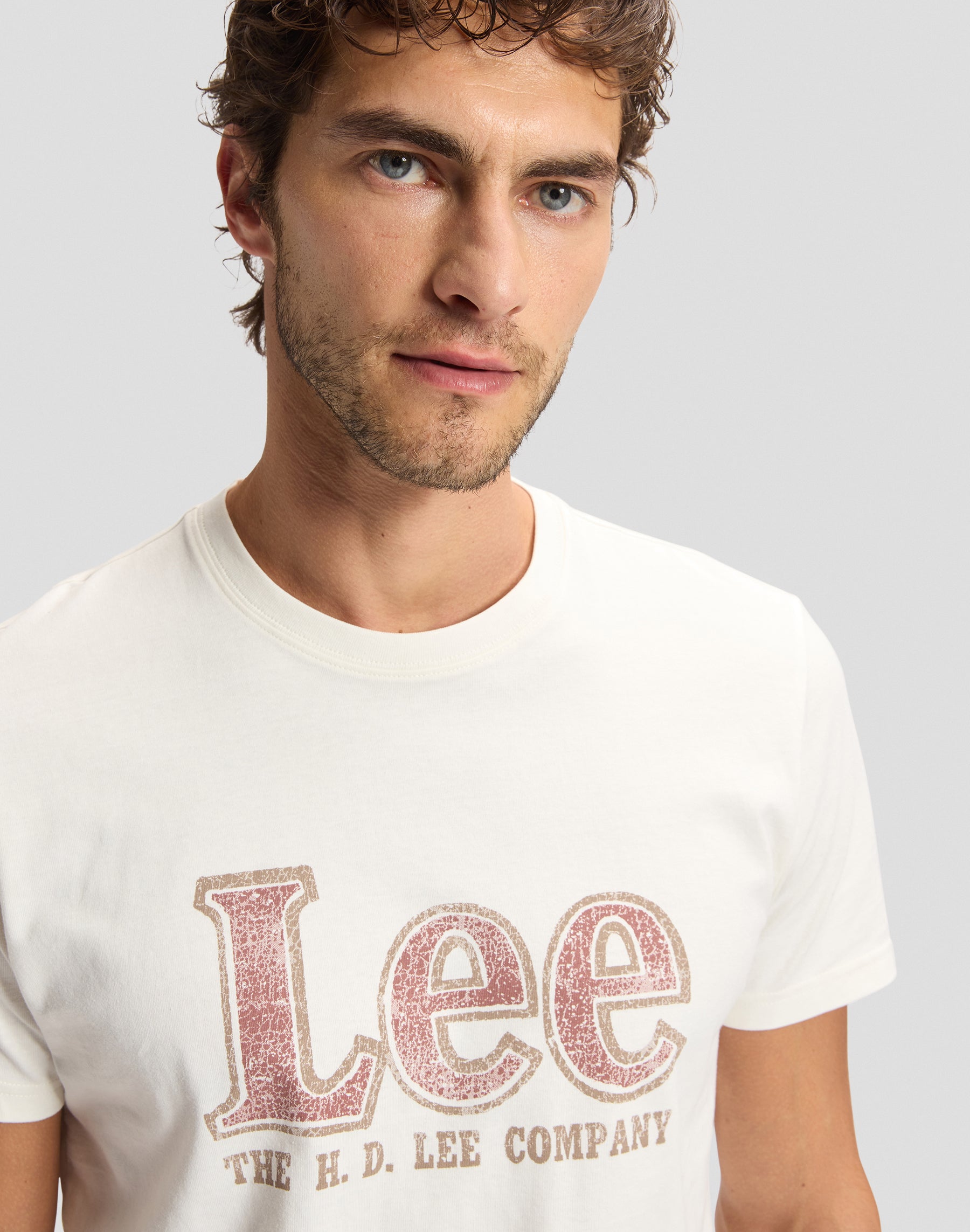 T-Shirt Lee Americana in Ecru T-Shirts Lee