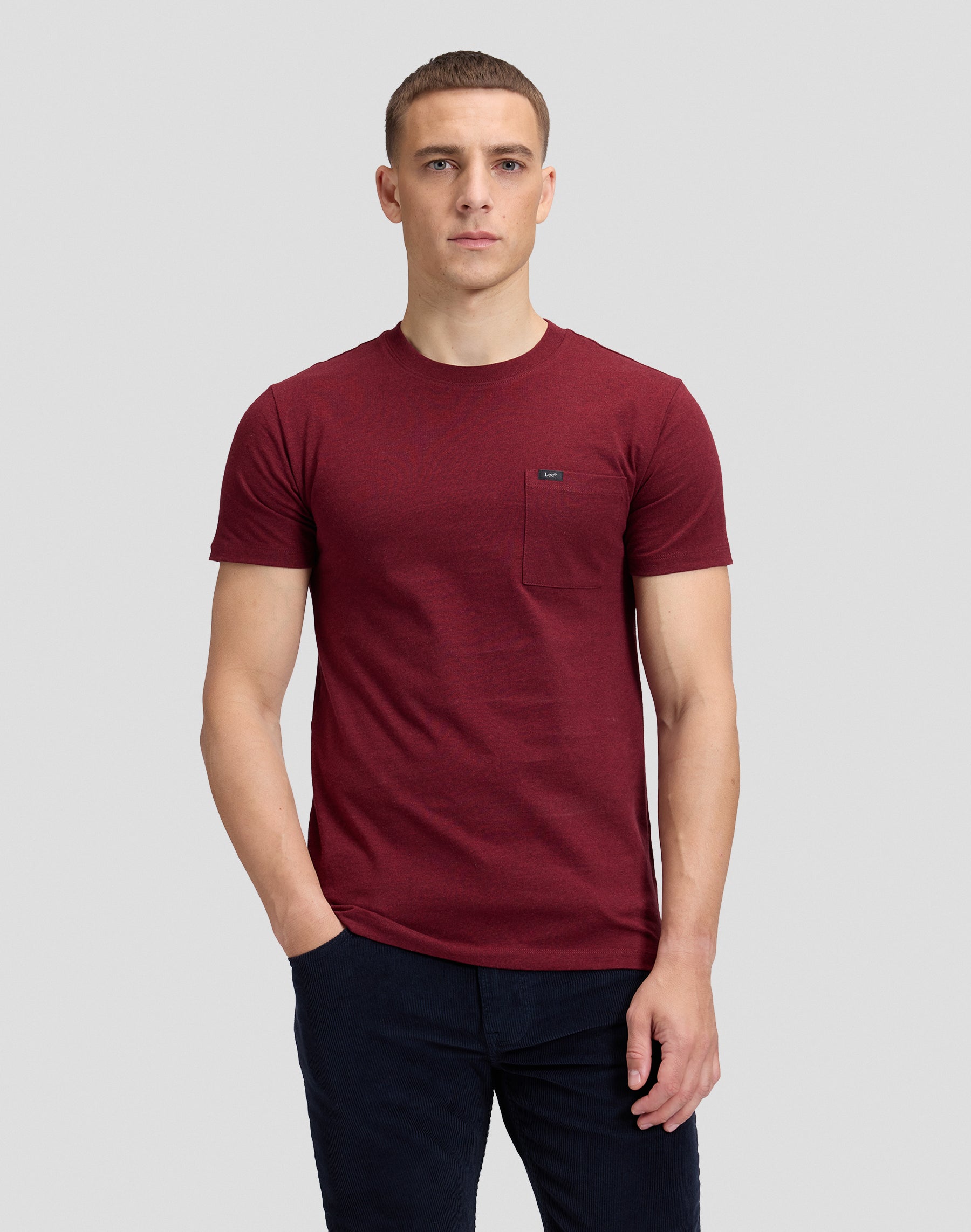 T-Shirt Ultimate Pocket in Port Mele T-Shirts Lee