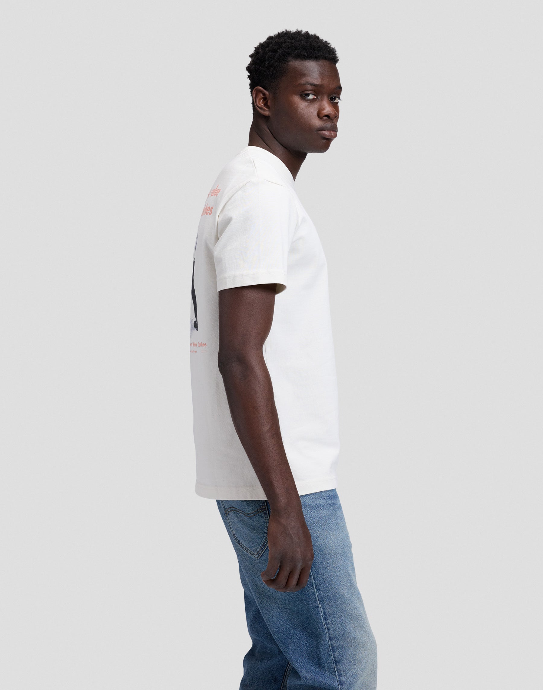 T-Shirt Workwear Quality in Ecru T-Shirts Lee