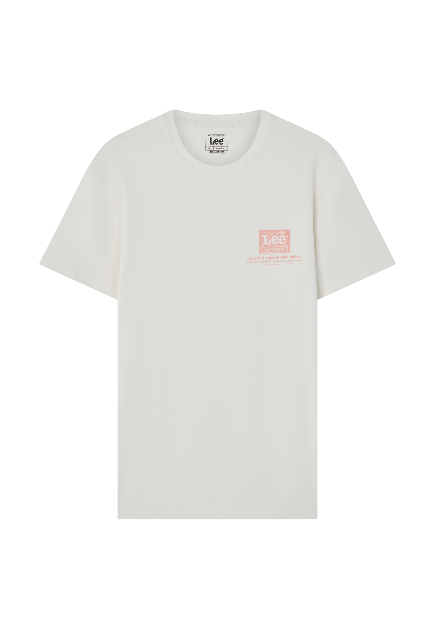 T-Shirt Workwear Quality in Ecru T-Shirts Lee