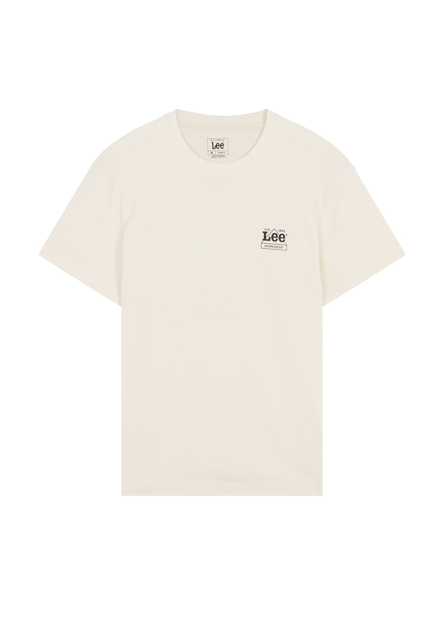 T-Shirt Workwear Crew in Ecru T-Shirts Lee