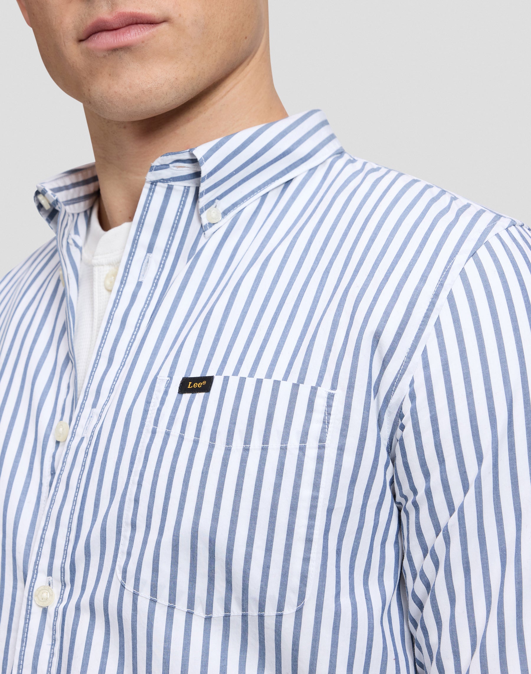 Hemd Lee Button Down in Bering Sea Hemden Lee