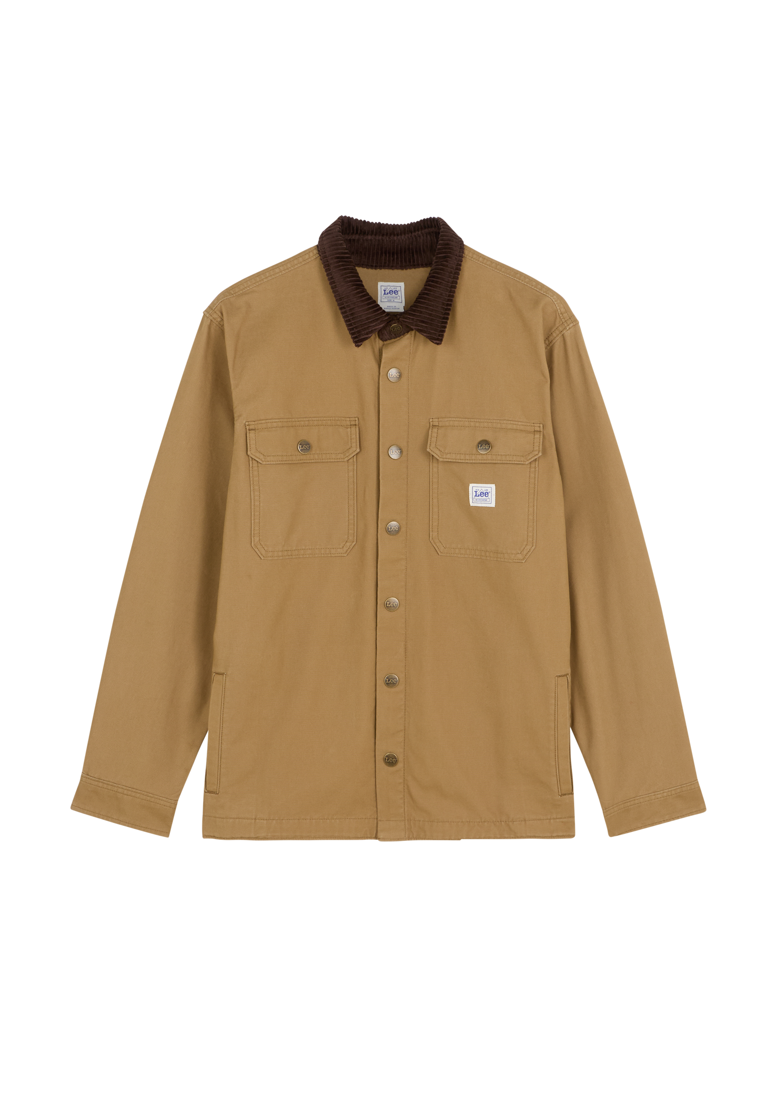 Overshirt Workwear in Dark Khaki Hemden Lee