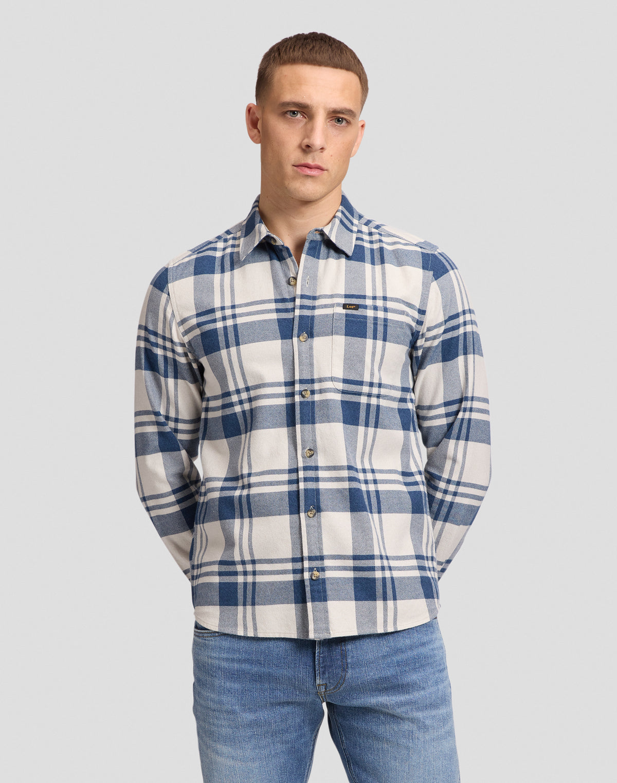 Hemd Leesure in Dress Blues Hemden Lee