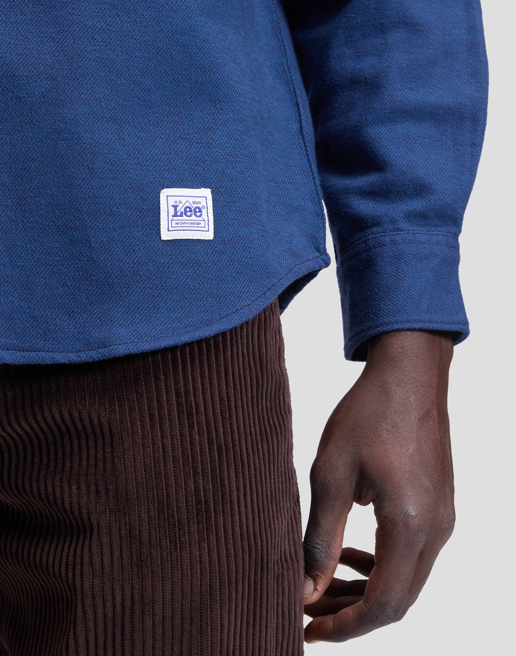 Jeanshemd Workwear Button Down in Insignia Blue Hemden Lee