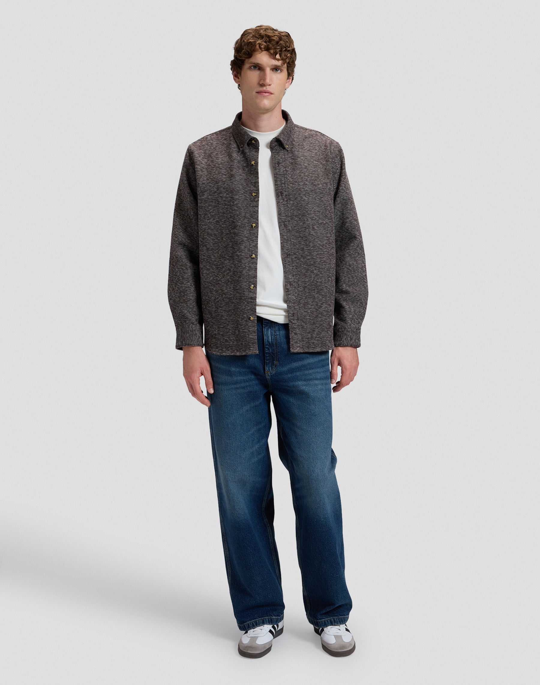 Hemd Workwear Button Down in Chocolate Torte Hemden Lee