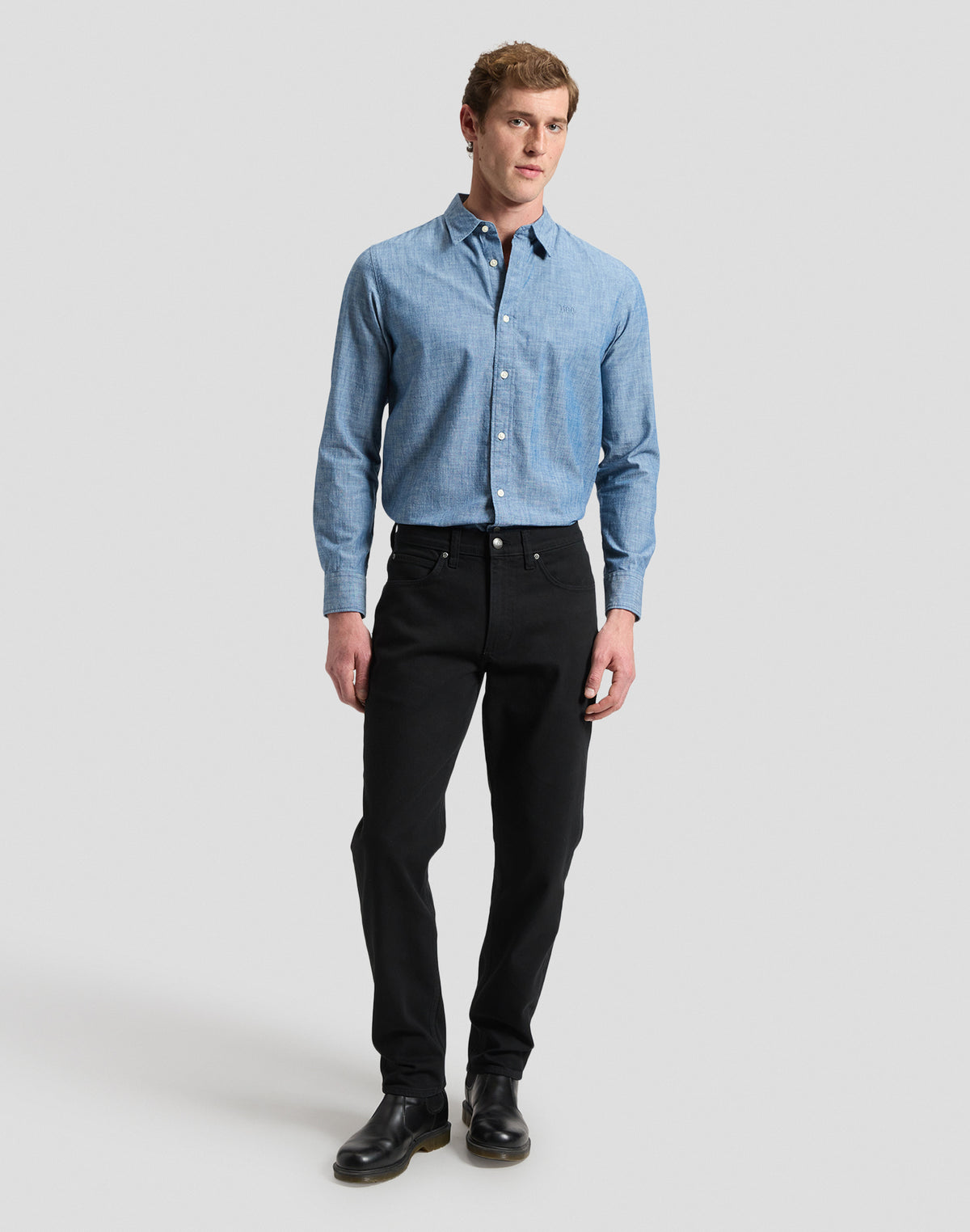 Jeans David in Base Black Jeans Lee