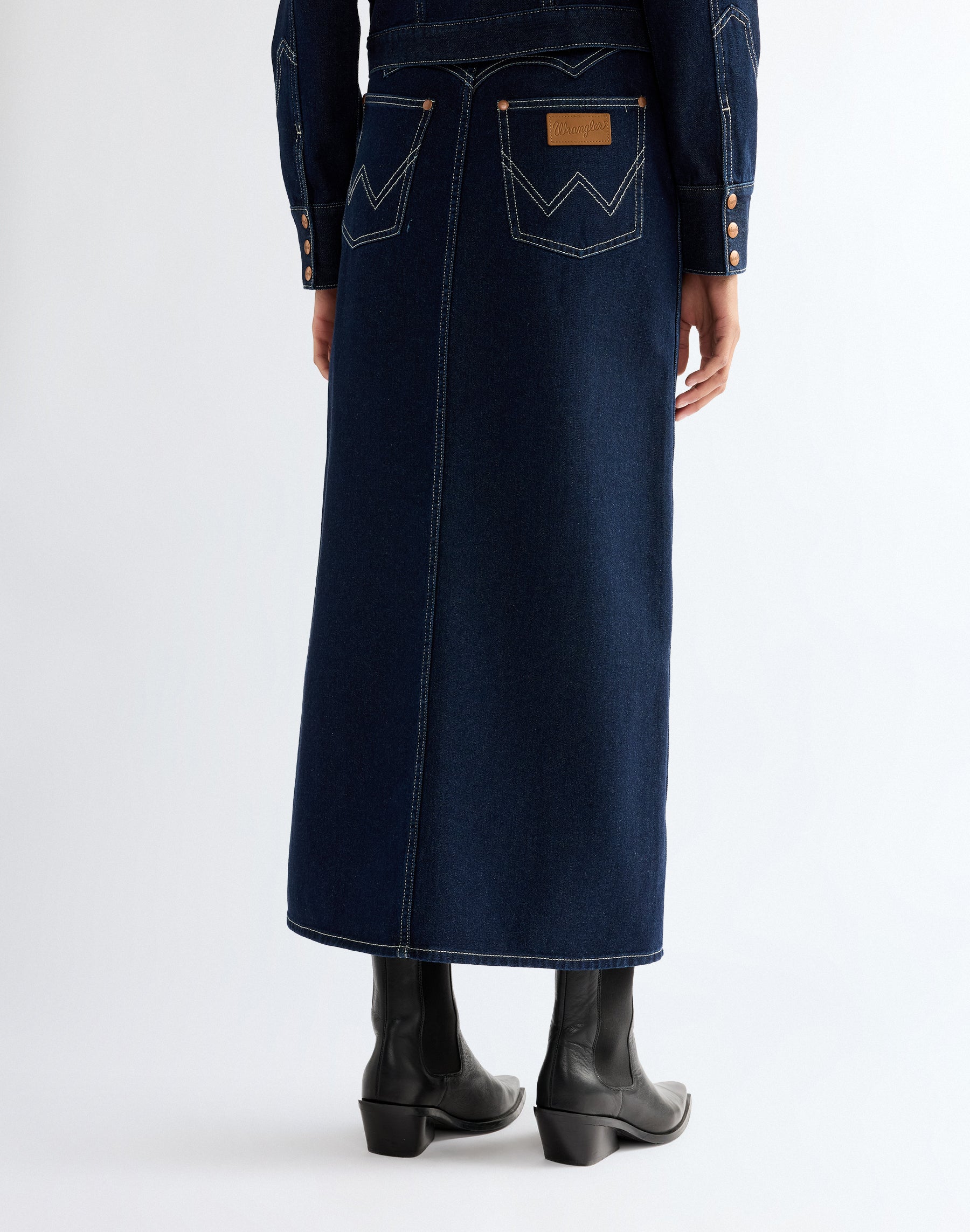 Jeansrock Western Midi in Dark Orbit Röcke Wrangler