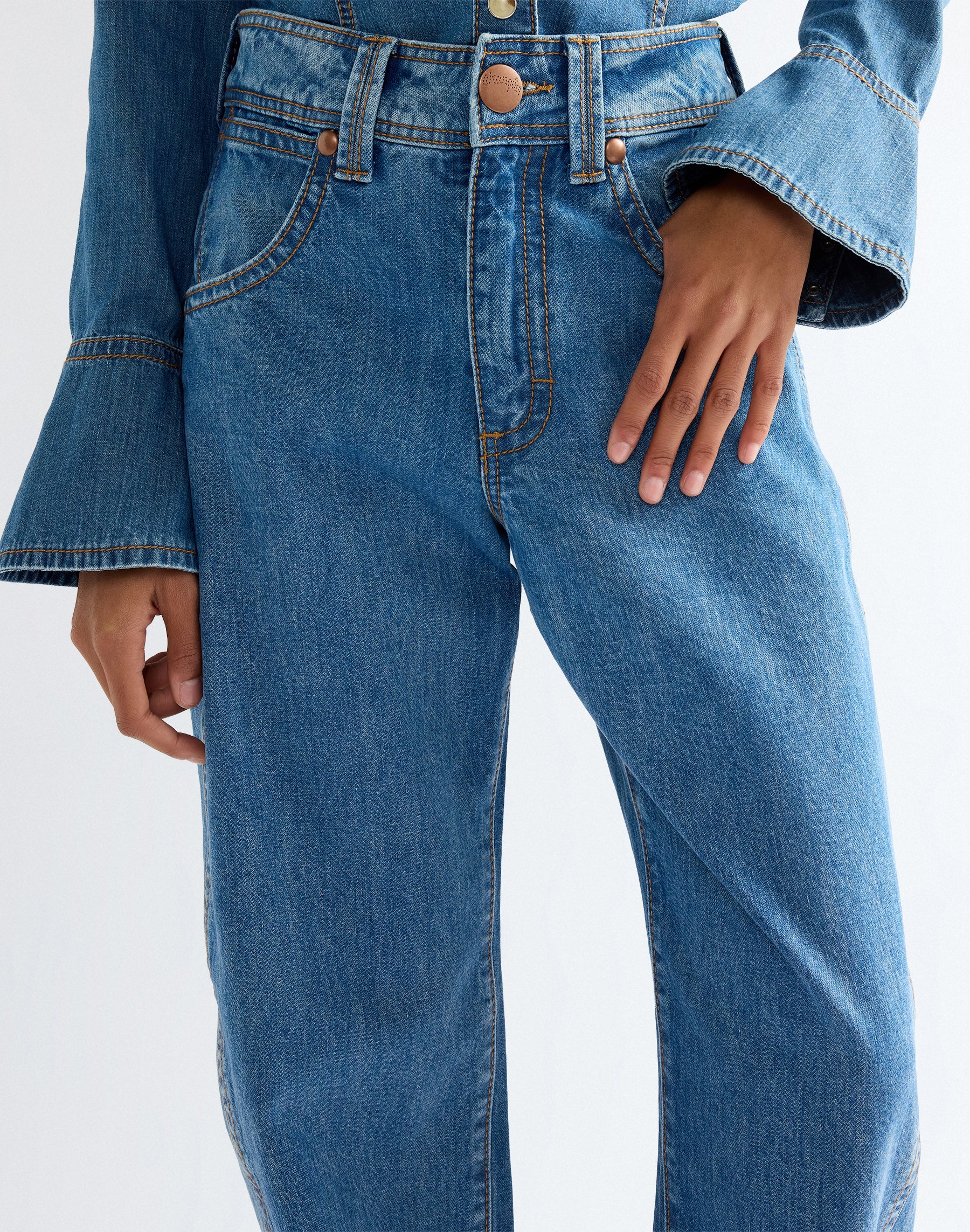 Jeans Super Barrel in Cowboy Fade Jeans Wrangler