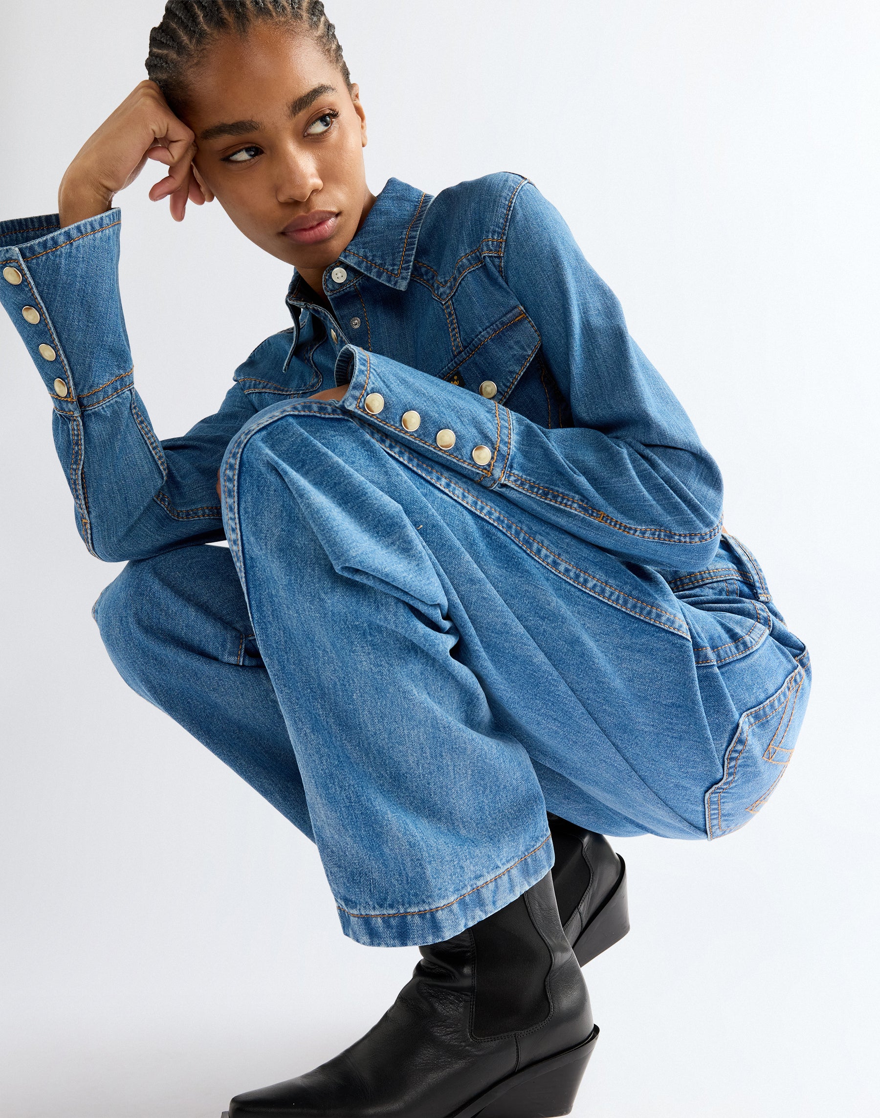 Jeans Super Barrel in Cowboy Fade Jeans Wrangler