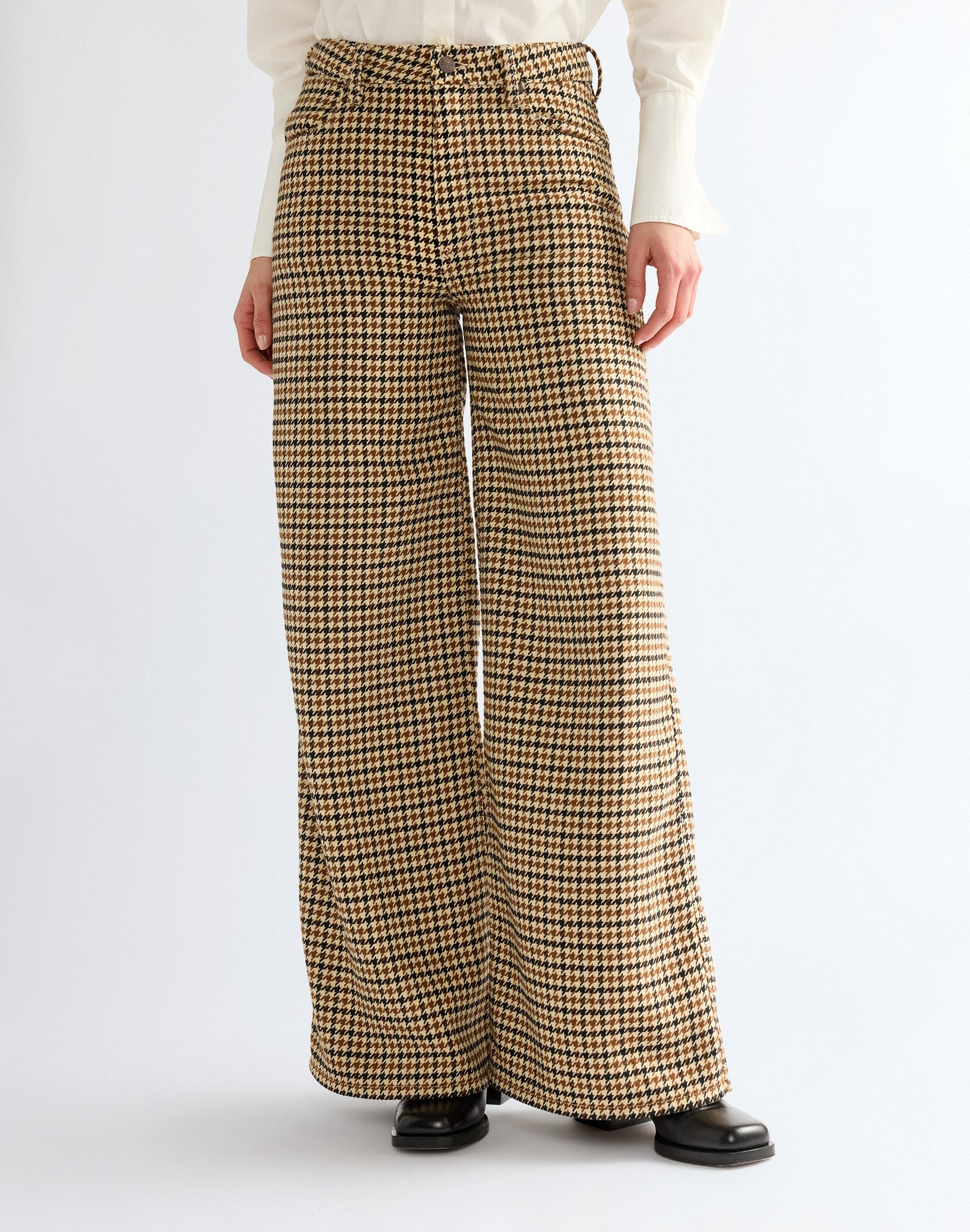 Stoffhose Canyon in Houndstooth Bison Hosen Wrangler