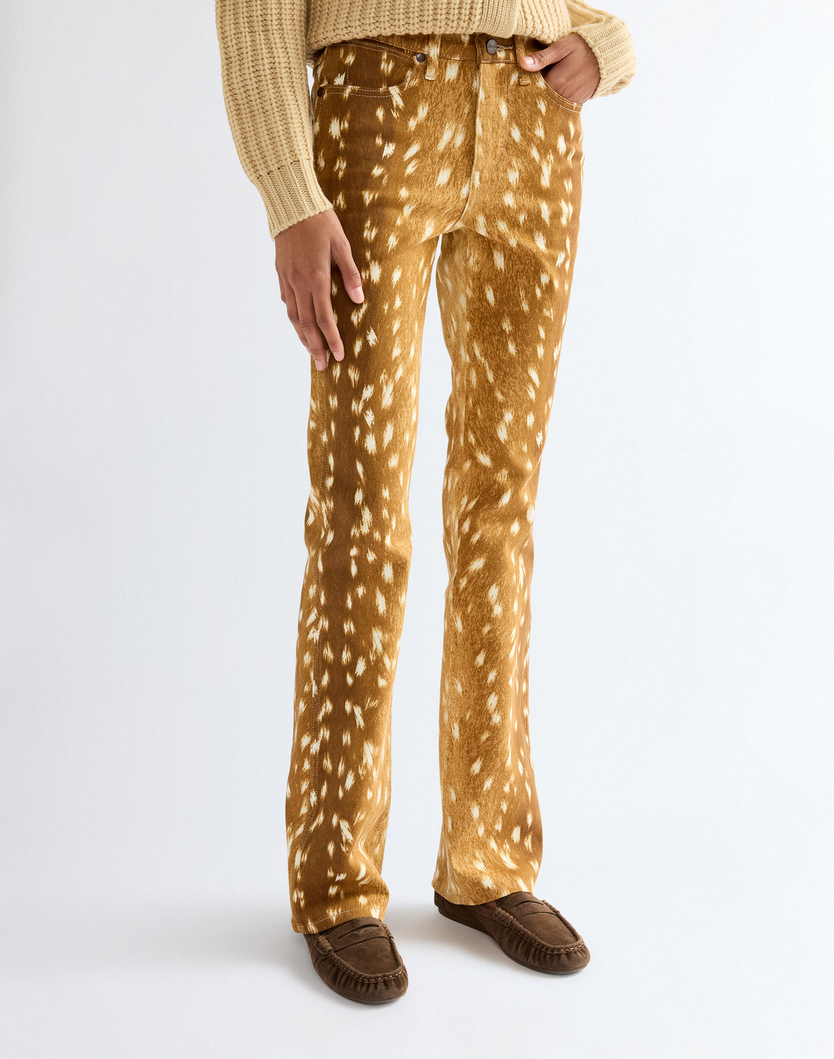Hose Bootcut in Fawn Hosen Wrangler