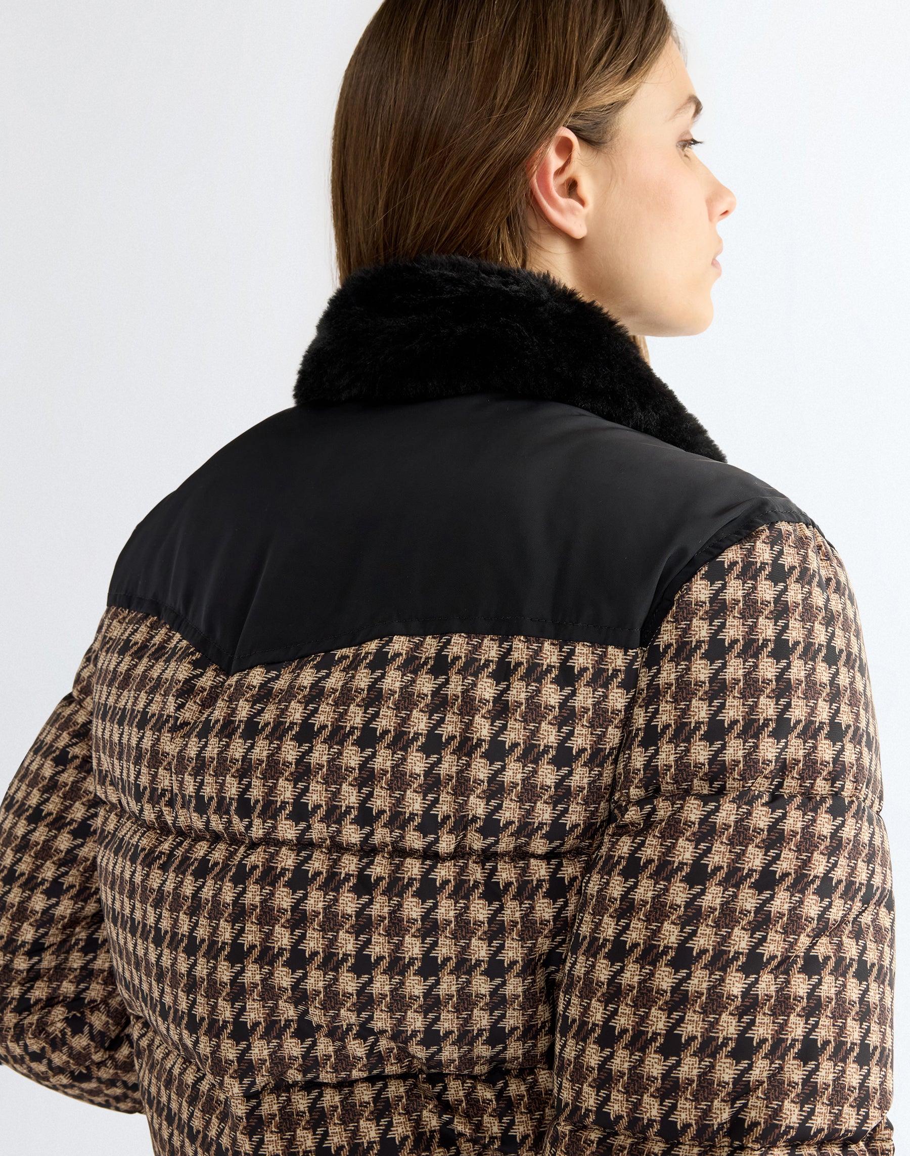 Winterjacke Western Puffer in Black Jacken Wrangler