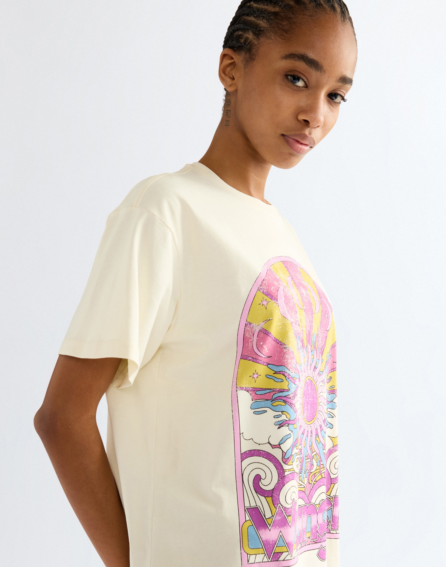 T-Shirt Girlfriend in Antique White T-Shirts Wrangler