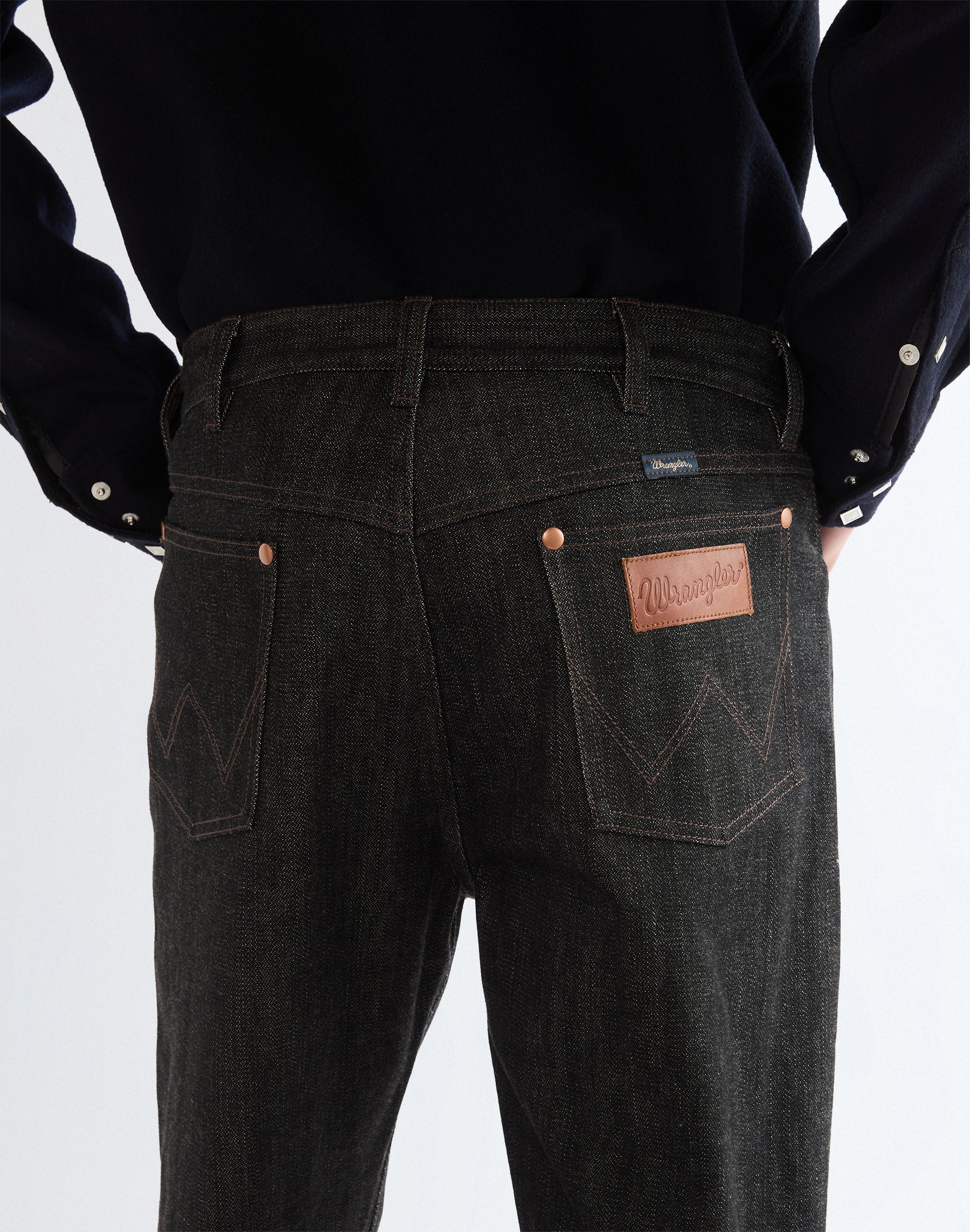 Jeans 13Mwz in Black Raw Jeans Wrangler