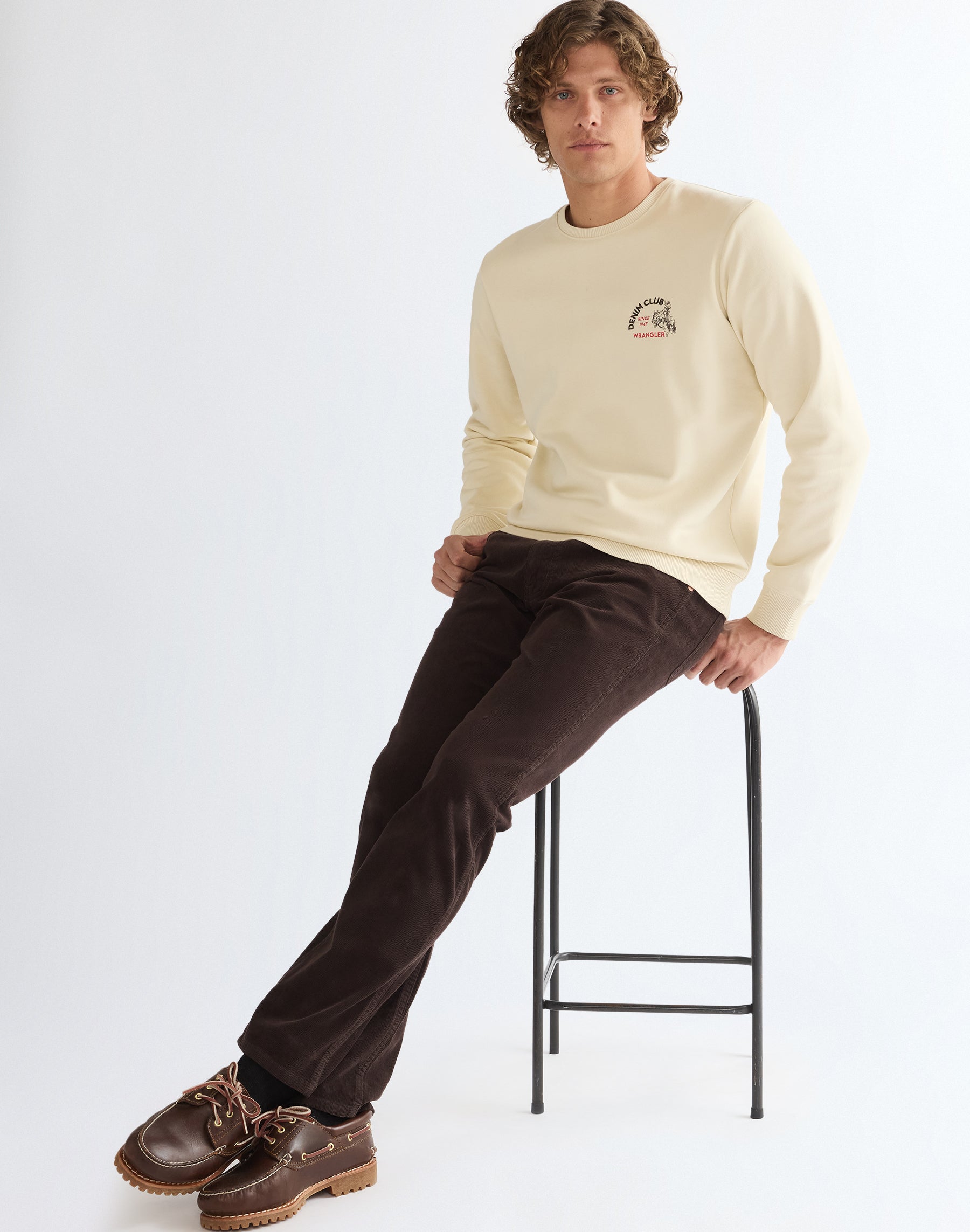 Cordhose Greensboro in Chocolate Torte Hosen Wrangler