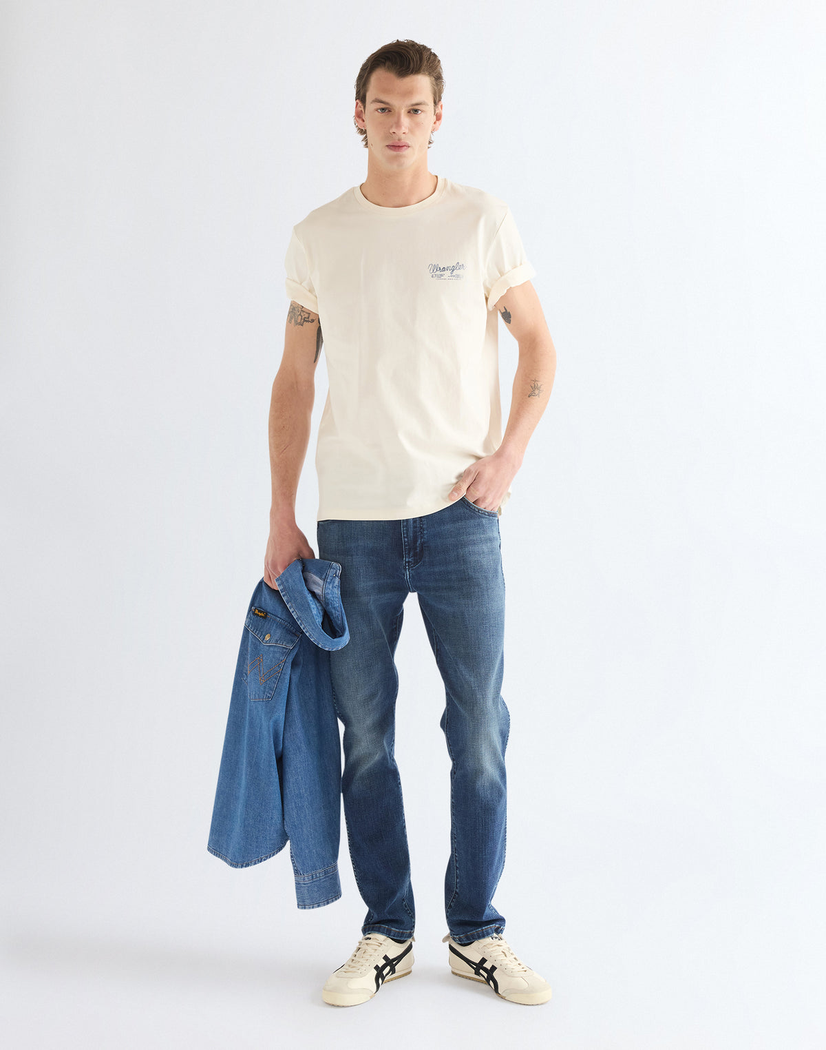 T-Shirt Graphic in Egret T-Shirts Wrangler
