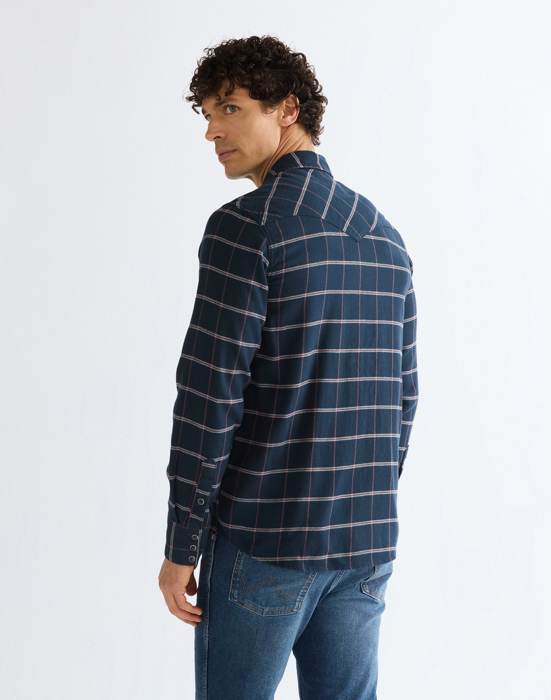 Langarmhemd Western in Sapphire Rose Hemden Wrangler