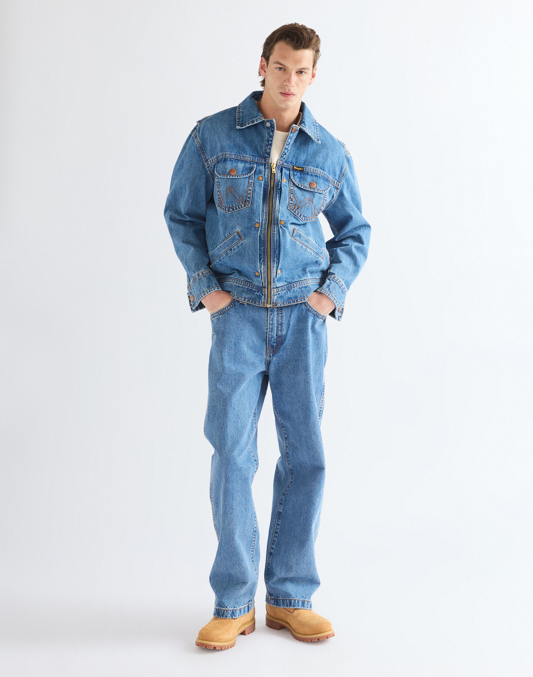 Jeansjacke Super in Cowboy Fade Jacken Wrangler
