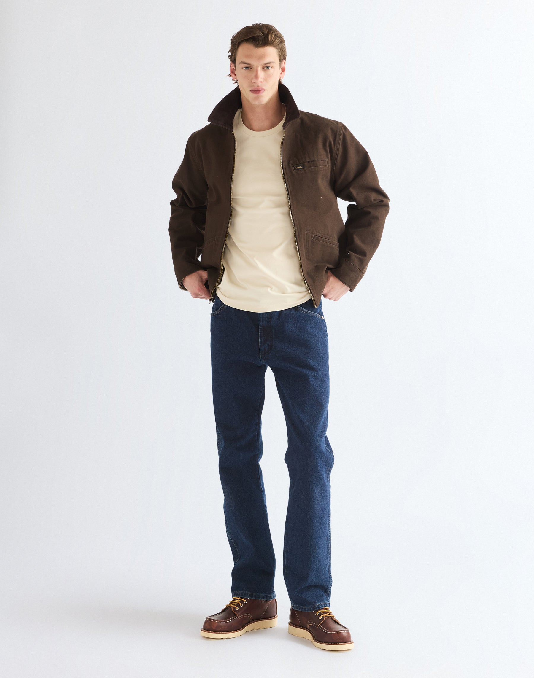 Jacke Utility in Chocolate Torte Jacken Wrangler
