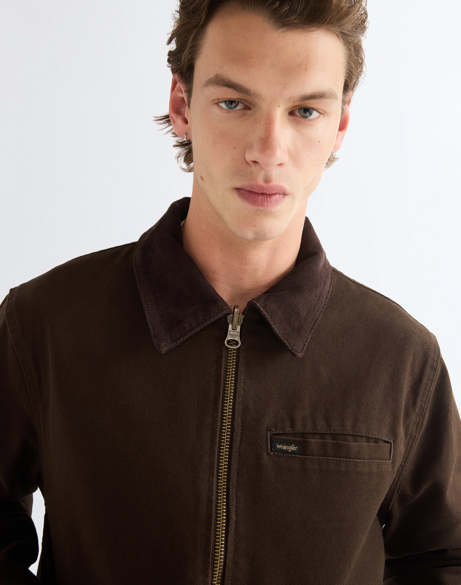 Jacke Utility in Chocolate Torte Jacken Wrangler