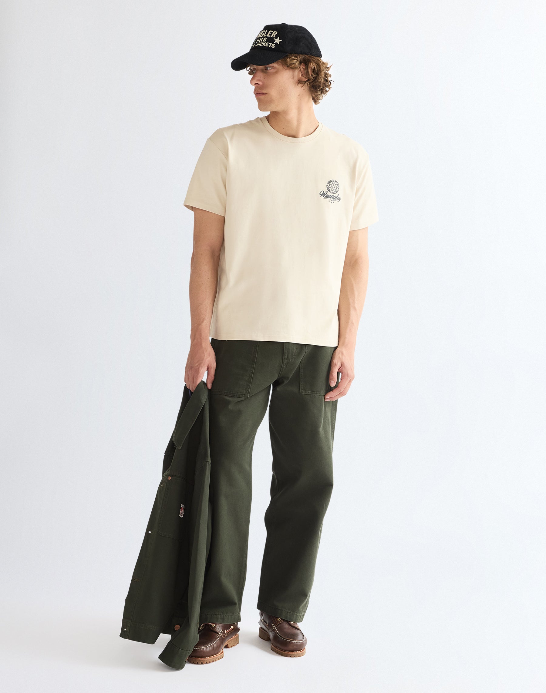 T-Shirt Vintage in Almond Milk T-Shirts Wrangler