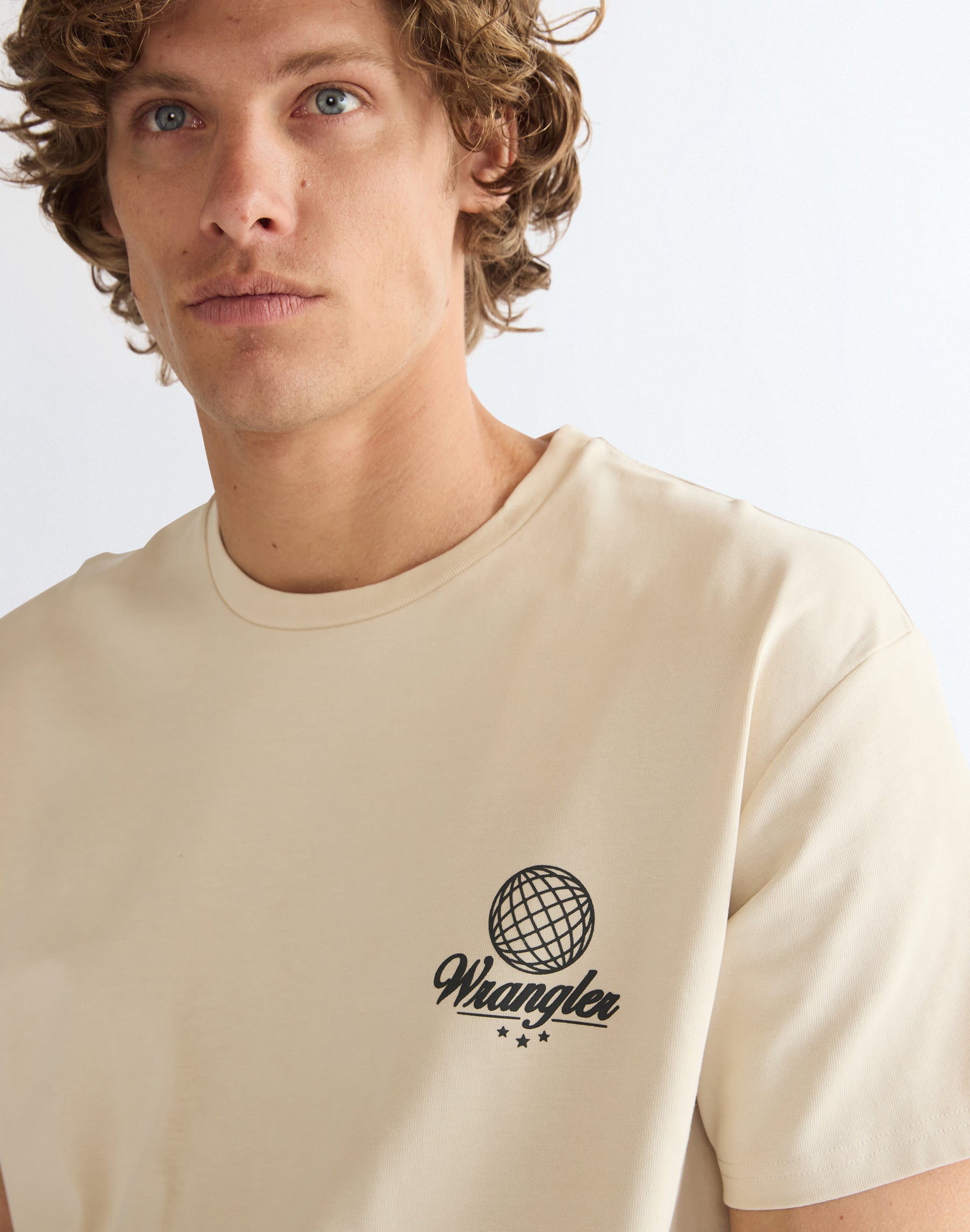 T-Shirt Vintage in Almond Milk T-Shirts Wrangler