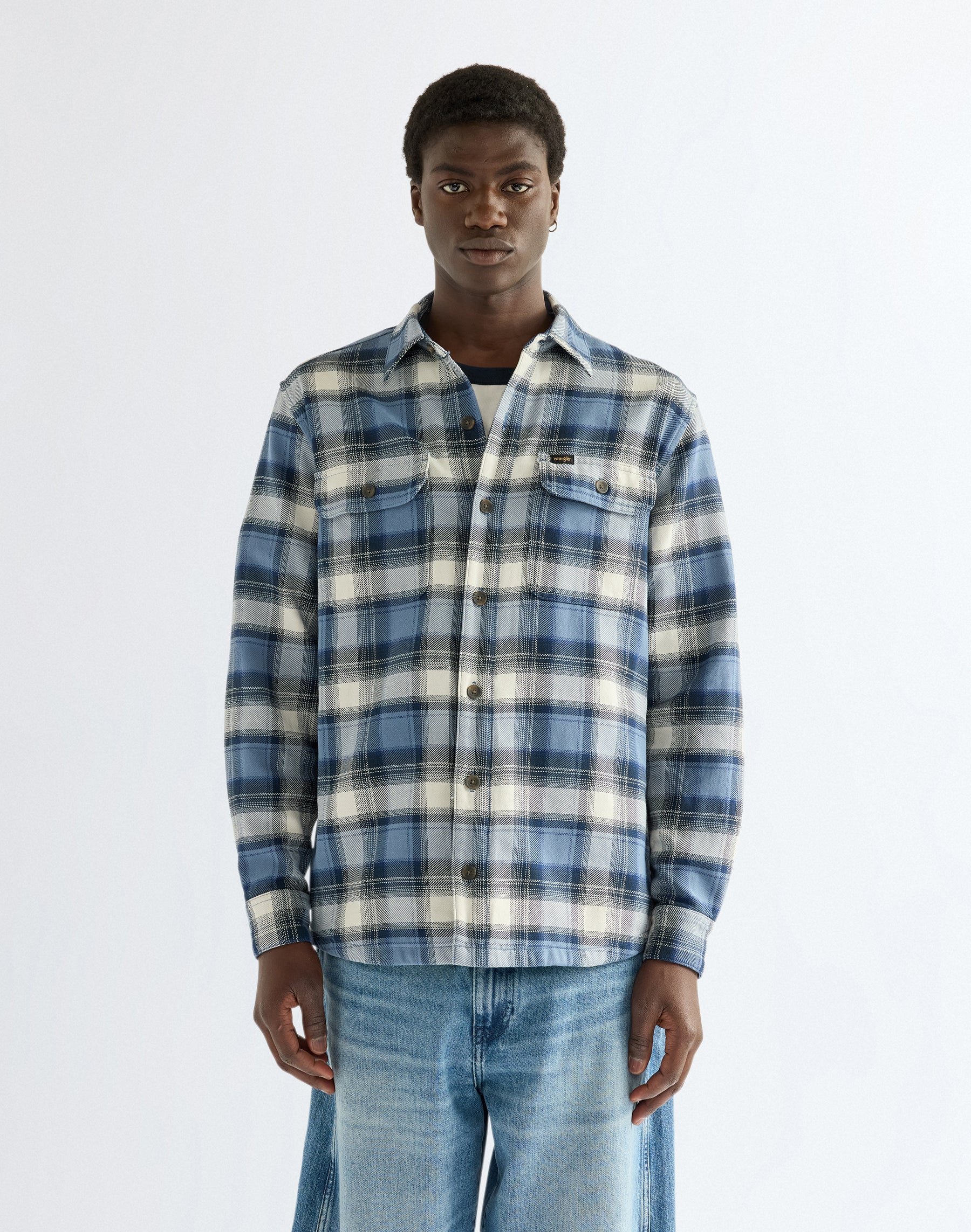 Langarmhemd Western Utility in Bering Sea Hemden Wrangler